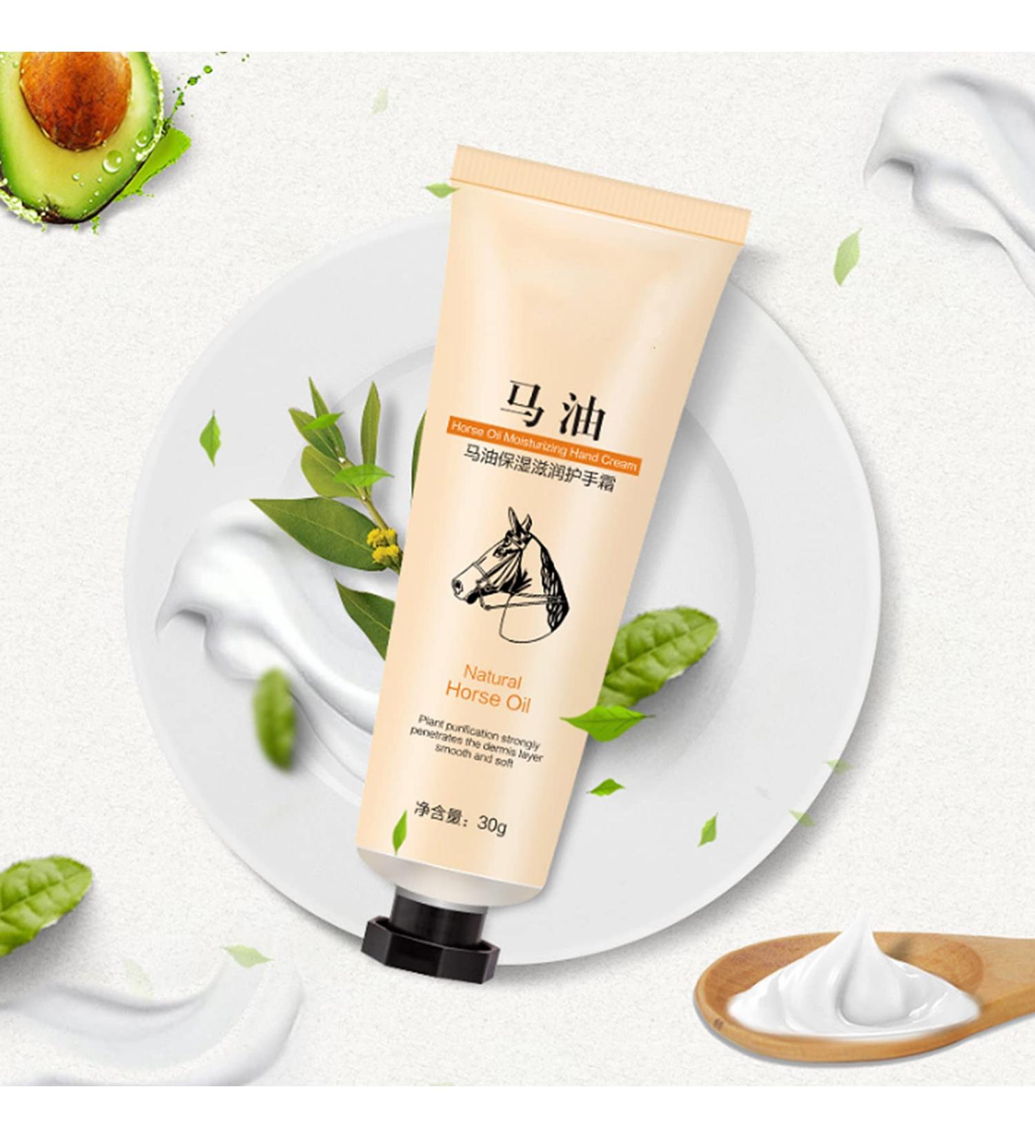 Nourishing Hand Cream for Dry Skin | Intensive Moisture & Horse Oil | Deep Moisturizing & Brightening Hand Care - Buy Online on GoSupps.com