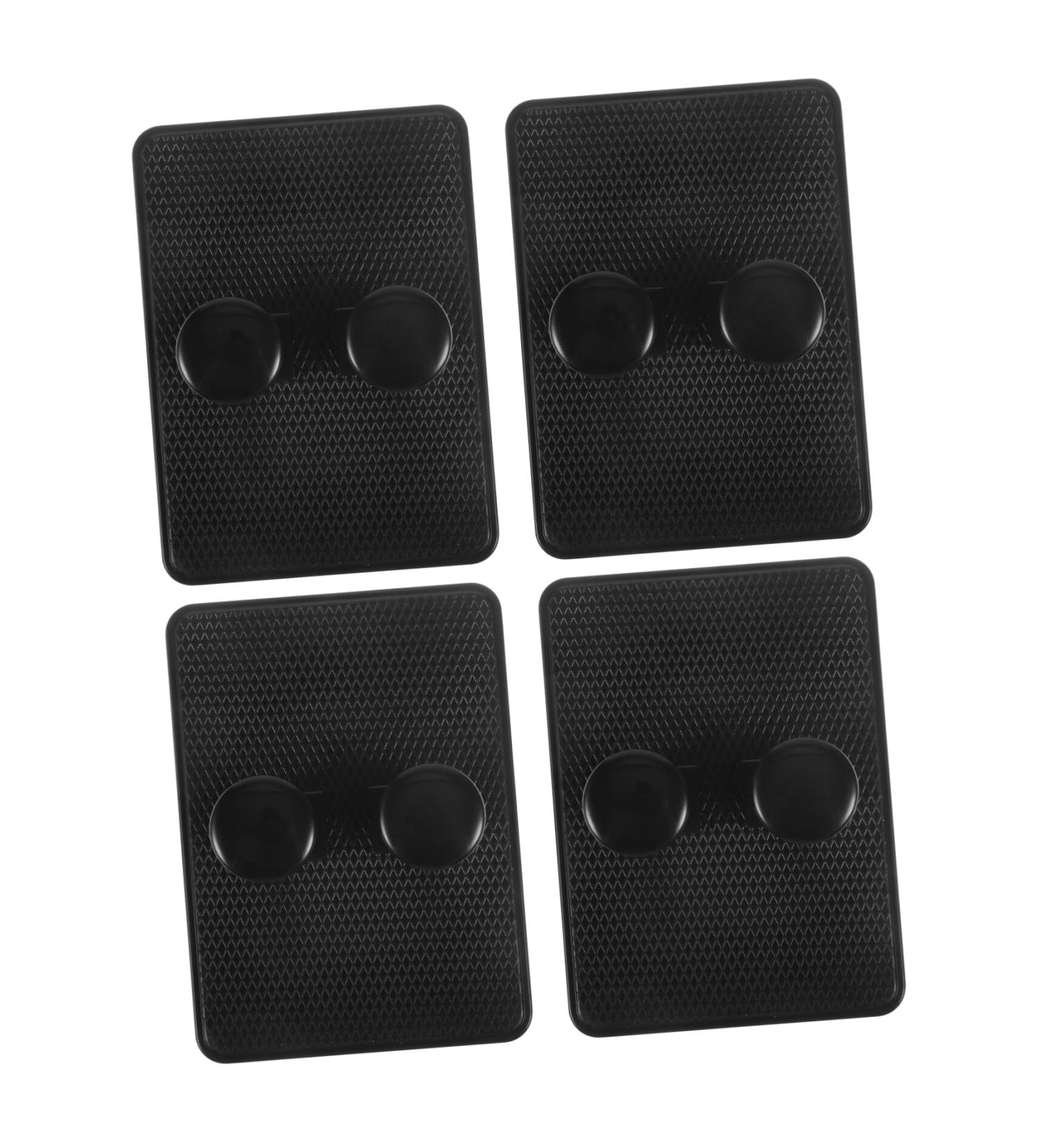 Alipis 4-Piece Shaving Stand Set - Durable Razor & Brush Holders for Bathroom | Safety Razor Accessories | ABS Black Tool Holder 7.50x5.50x3.00cm - Buy Online on GoSupps.com