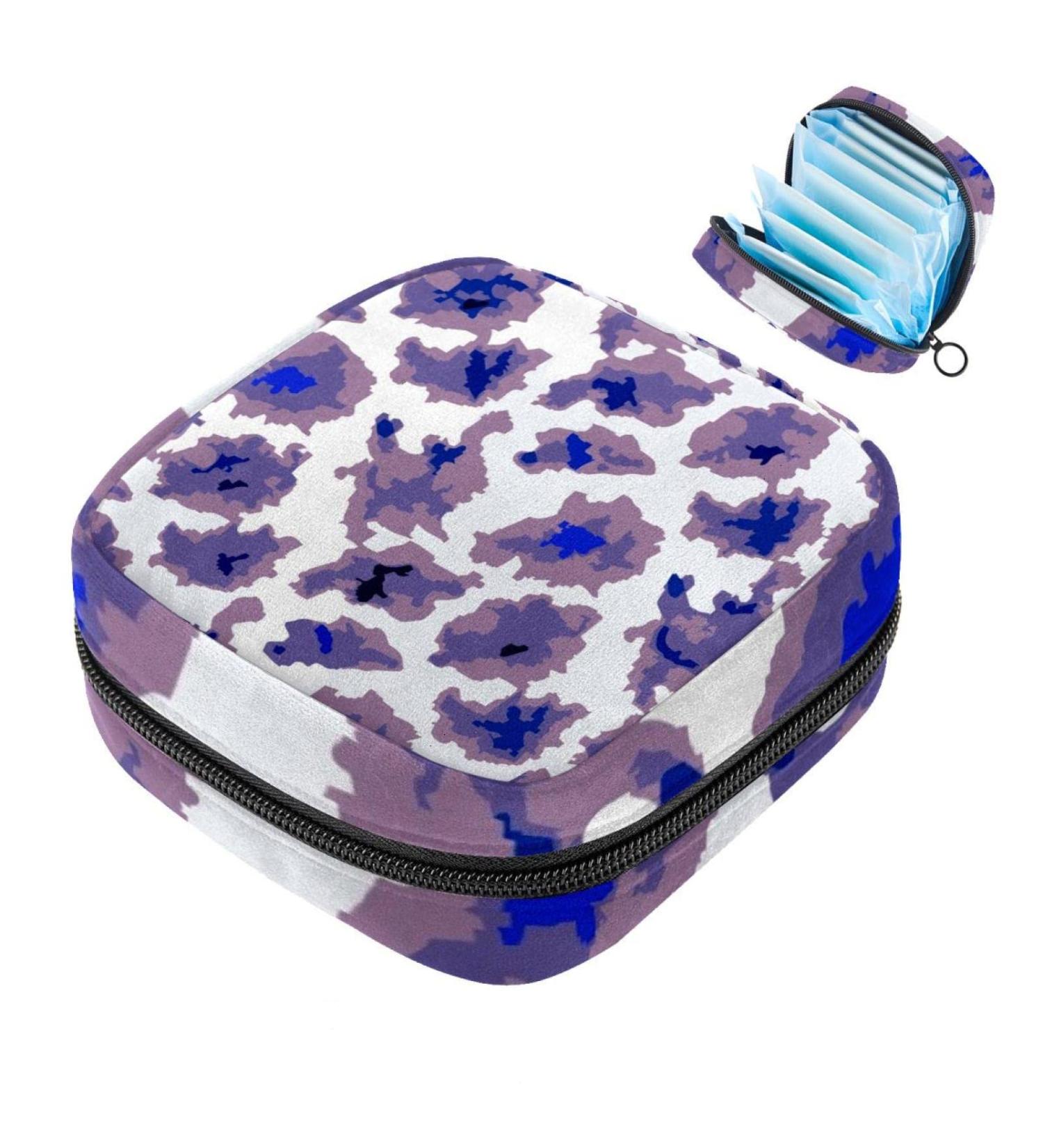 Colorful Batik Menstruation Bag for Women & Girls | Zippered Tampon & Napkin Bag | Stylish & Functional - Buy Online on GoSupps.com