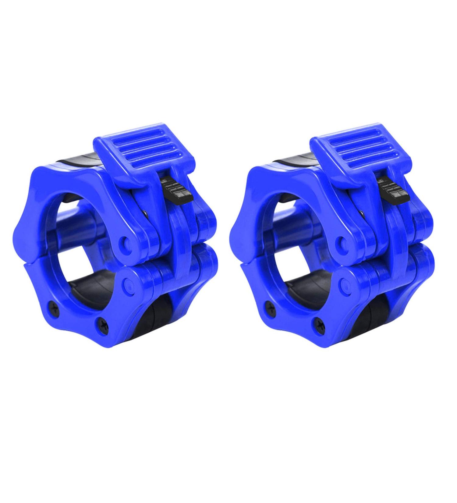 Rehut Dumbbell Closures & Barbell Collars - 50mm Olympic Lock for Cross-Fitness Training - Durable & Adjustable Blue - Buy Online on GoSupps.com