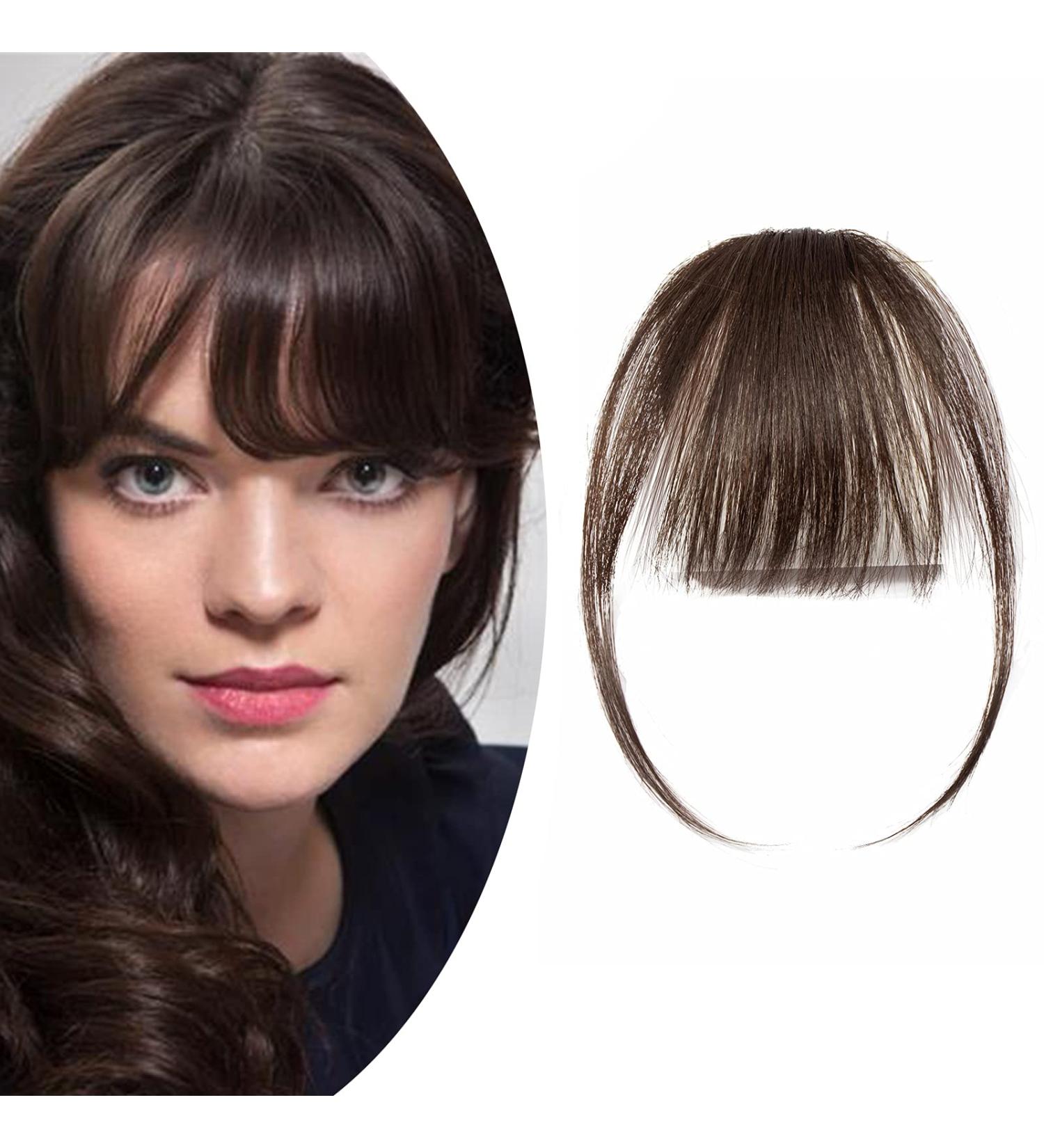 SEGO Pony Hairpiece | Real Hair Fringe Clip-On - 100% Remy Human Hair Extension - Dark Brown #2 - Buy Online on GoSupps.com