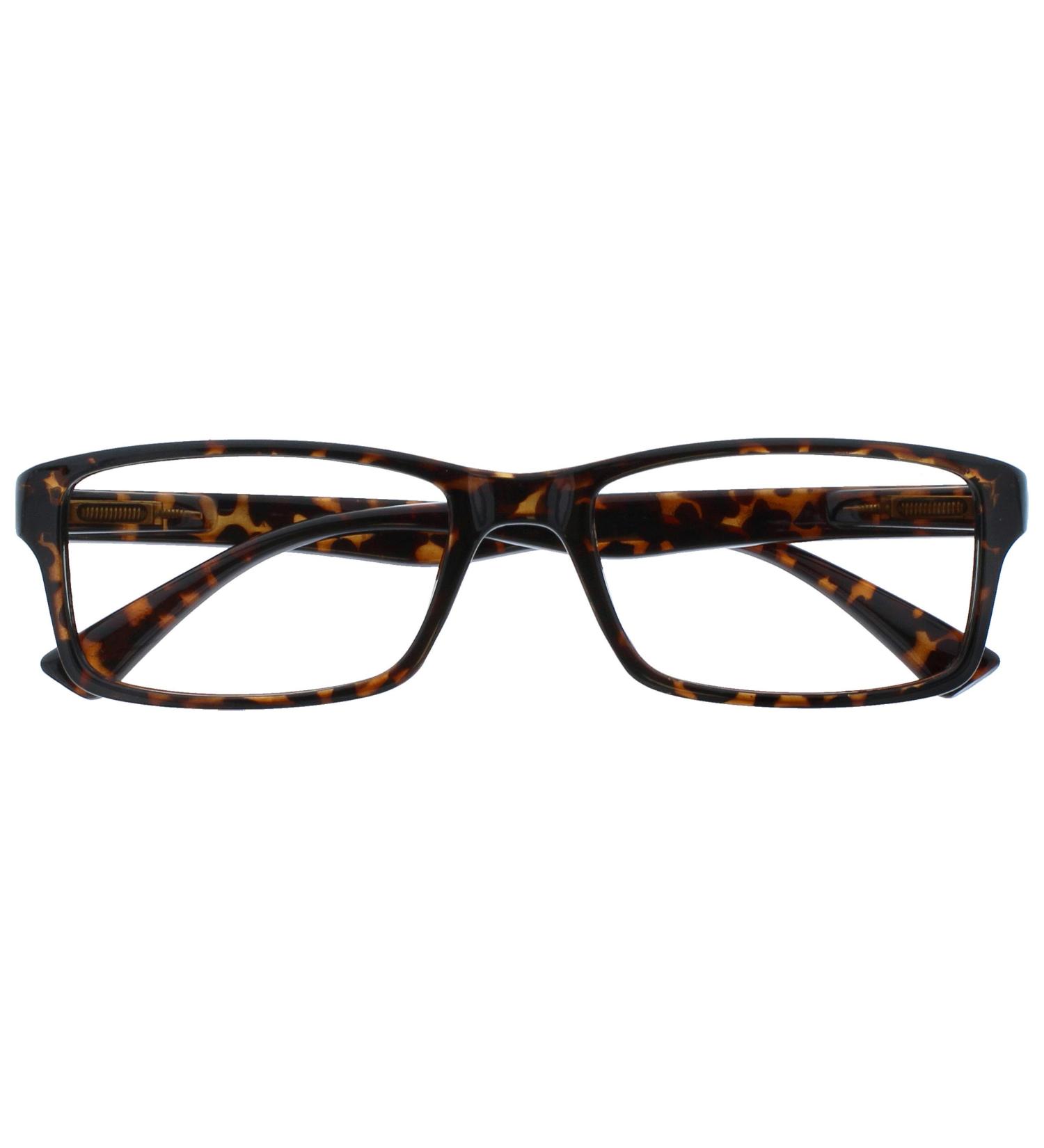 Designer Brown Tortoiseshell Nearsighted Glasses for Myopia - Stylish Unisex M92-2 -2.00 Prescription - Buy Online on GoSupps.com