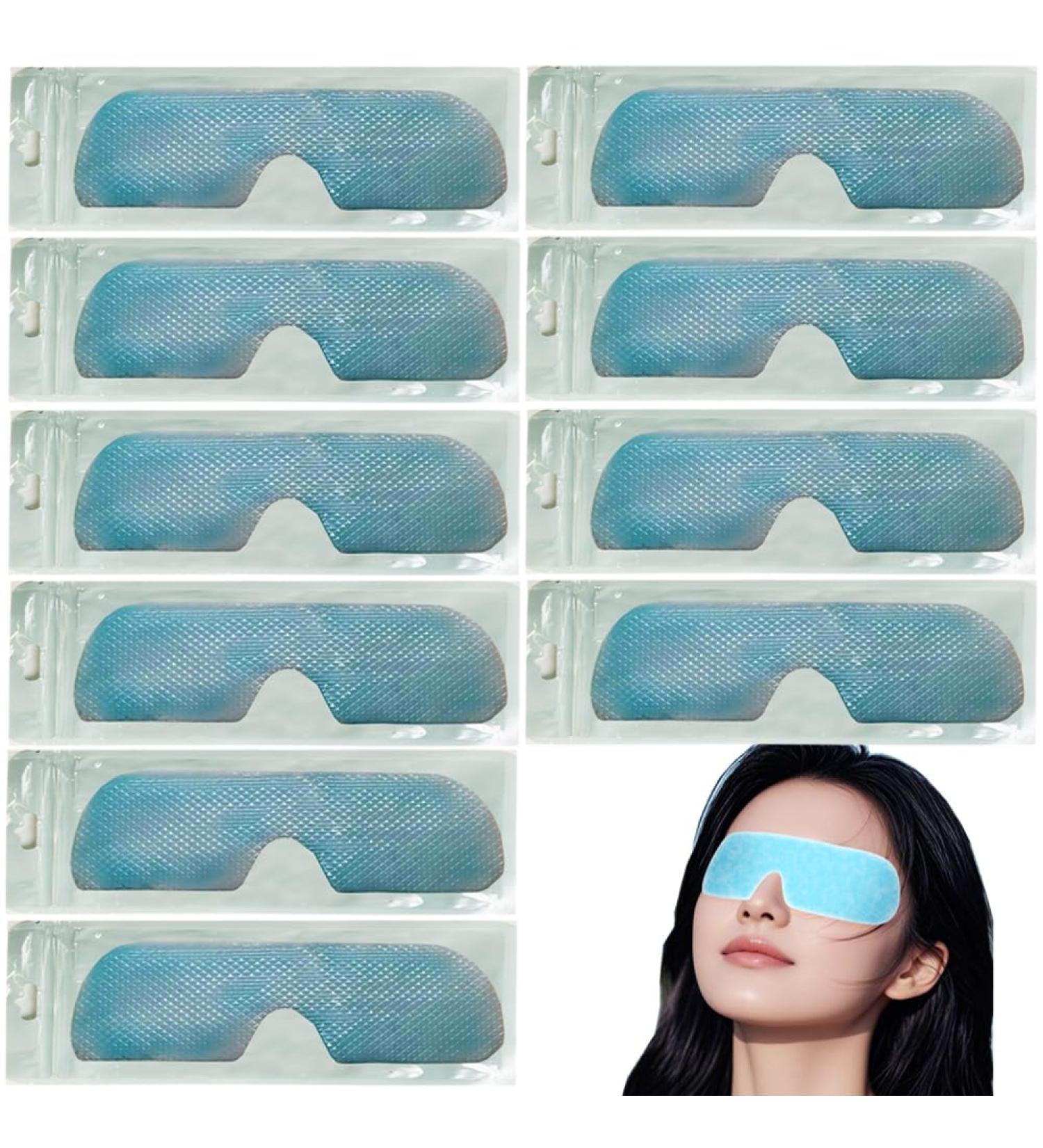 20Pack Luxury Individually Wrapped Summer Disposable Instant Cooling Eye Patch Skinfriendly Ice Eye Mask to Aid Sleep Facial Spa Gel Eye Care Patches to Relieve Eye Fatigue - Buy Online on GoSupps.com