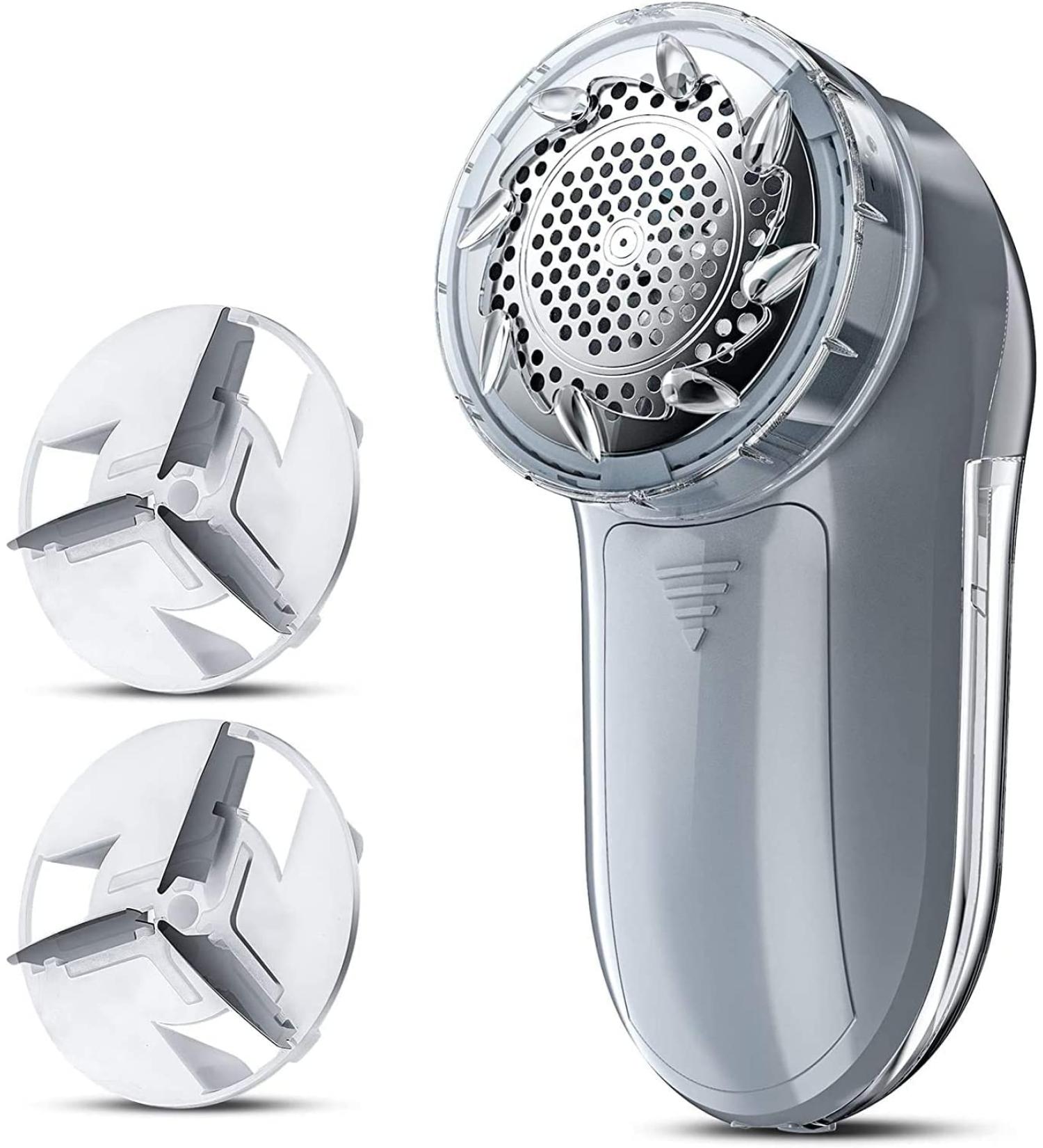 Fabric Lint Shaver - Fuzz Remover with 2 Power Modes & Adjustable Heights - Ideal for Wool Sweaters - Gray - International Shipping Available - Buy Online on GoSupps.com