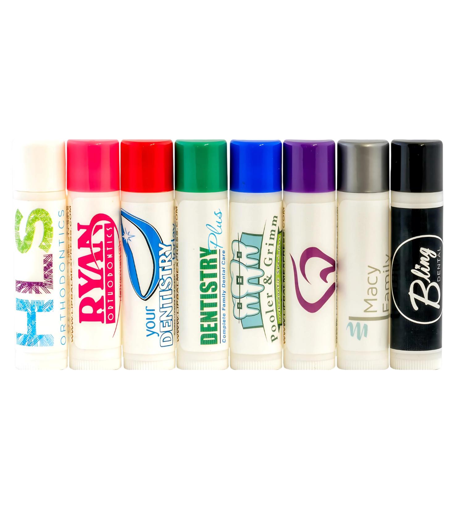 Custom Dental Office Lip Balm with Personalized Labels | 500 Pack (Case of 5) | Patient Care Gift | Dental Practice Supplies - Buy Online on GoSupps.com