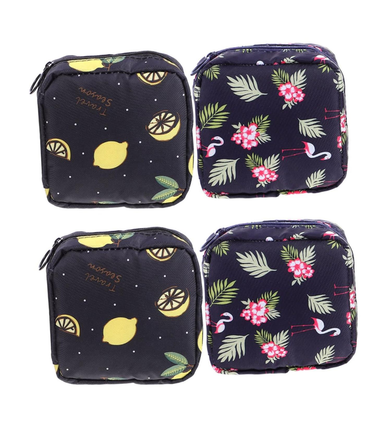 SEWOART 4pcs Sanitary Napkin Storage Bags - Travel Organizer for Menstrual Pads and Tampons - Buy Online on GoSupps.com