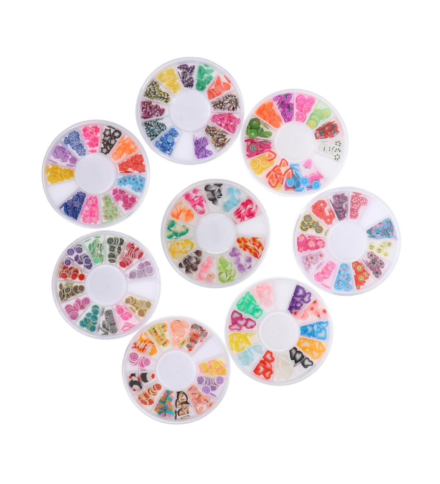 DOITOOL 24 Boxes Soft Pottery Fruit Slices for Nail Diy Patch Manicure Decor Decorative Clay Patch Assorted Nail Slices Charms Nail Art Craft Patch Cartoon Polymer Clay Decorations 3d - Buy Online on GoSupps.com