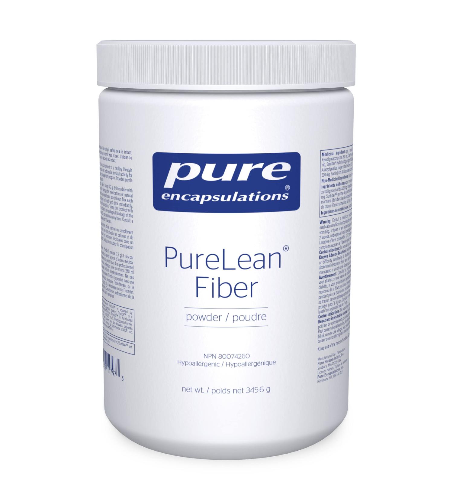 Pure Encapsulations - PureLean Fibre - Hypoallergenic Blend of Fibers to support Healthy Weight Management - 345.6 Grams Powder - Buy Online on GoSupps.com