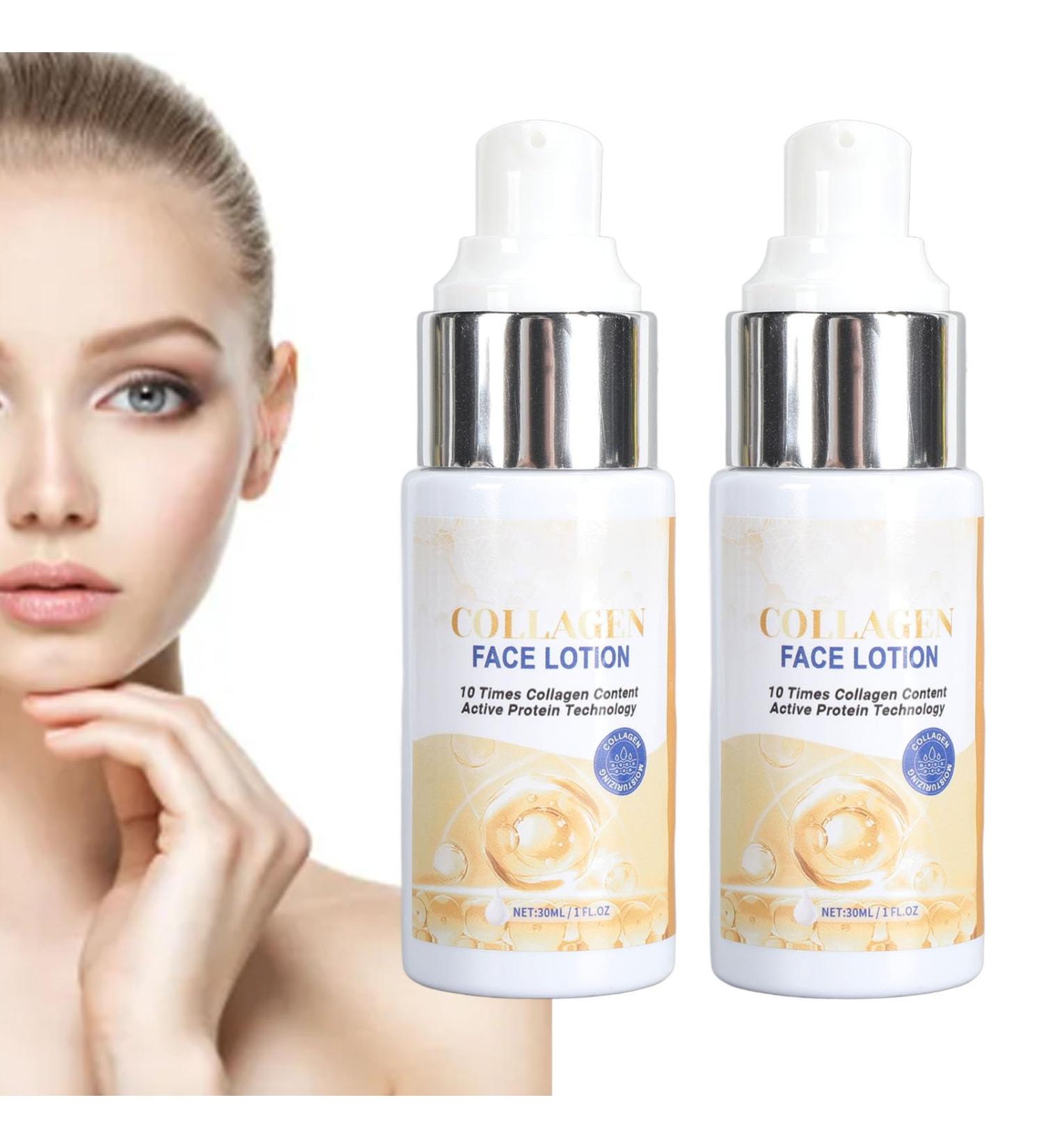 2 Pcs 30ML Collagen Face Moisturizer | Hydrating & Firming Cream for All Skin Types - International Shipping - Buy Online on GoSupps.com