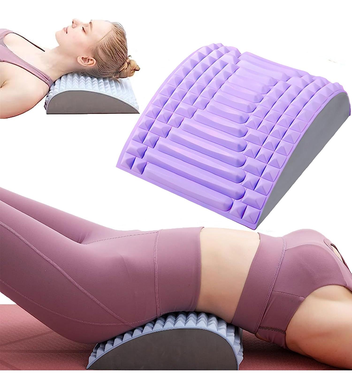 Refresh Neck and Back Cracker - 2023 Adjustable Backboard for Pain Relief Herniated Disc Sciatica & Scoliosis - Purple Violet - Buy Online on GoSupps.com