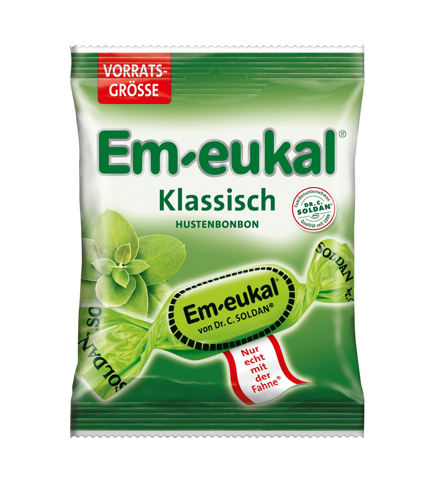 Buy EM-EUCAL Classic Coughing Candy 150g - Premium Eucalyptus Oil & Menthol International Shipping Available - Buy Online on GoSupps.com