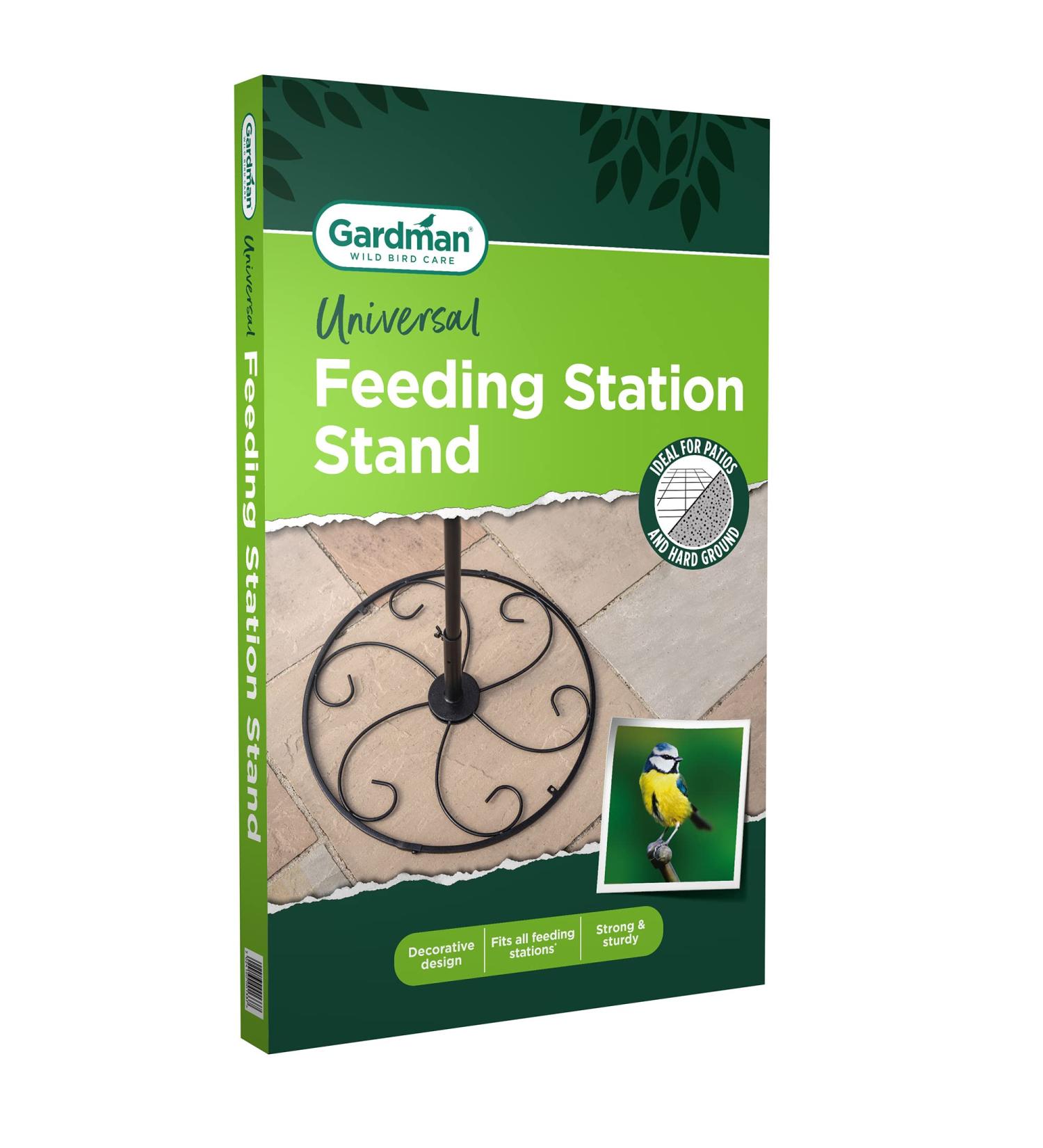 Gardman Universal Feeding Station Stand - Durable Bird Feeder for Wildlife | International Shipping Available - Buy Online on GoSupps.com