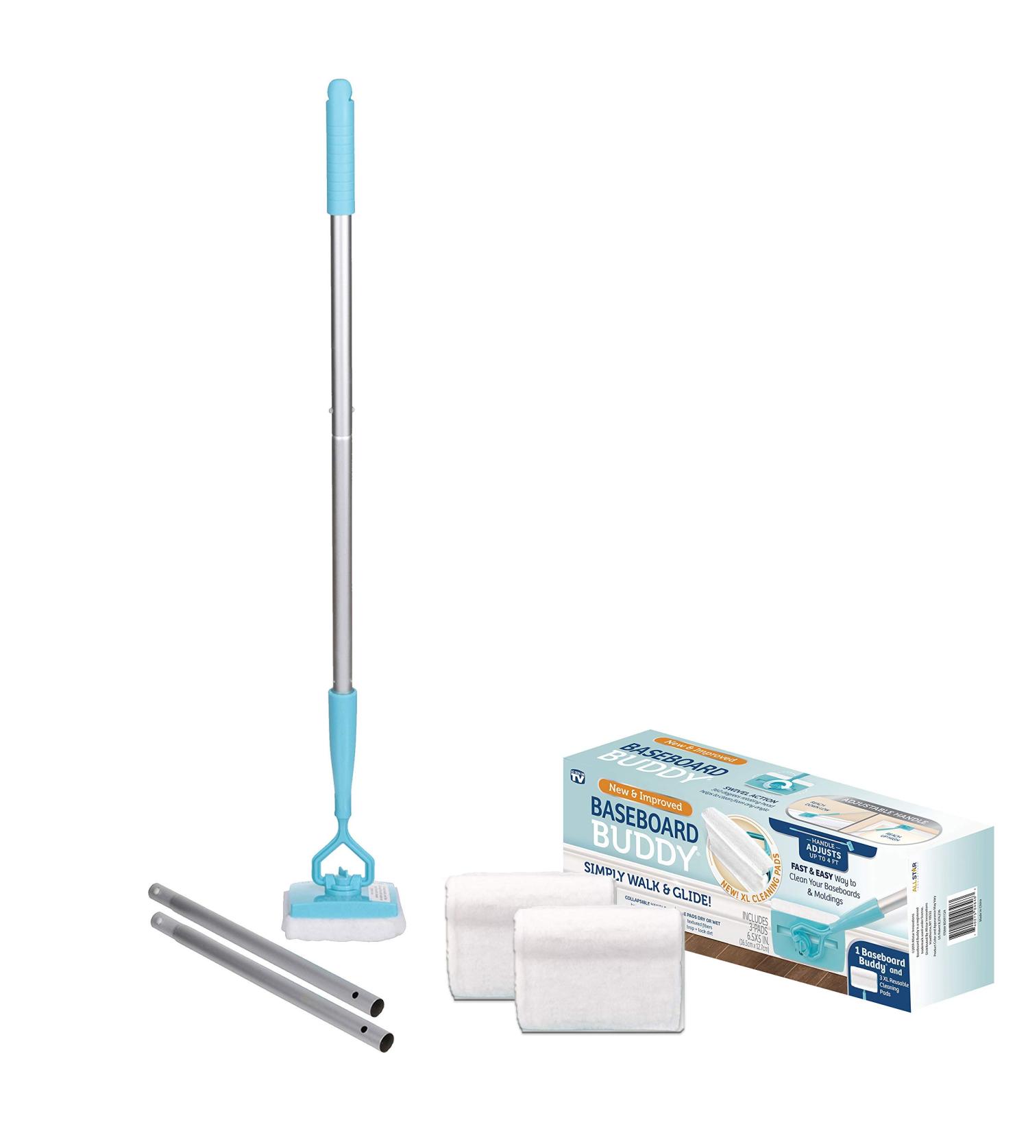 Baseboard Buddy  Baseboard & Molding Cleaning Tool! Includes 1 Baseboard Buddy and 3 Reusable Cleaning Pads  As Seen on TV - Buy Online on GoSupps.com