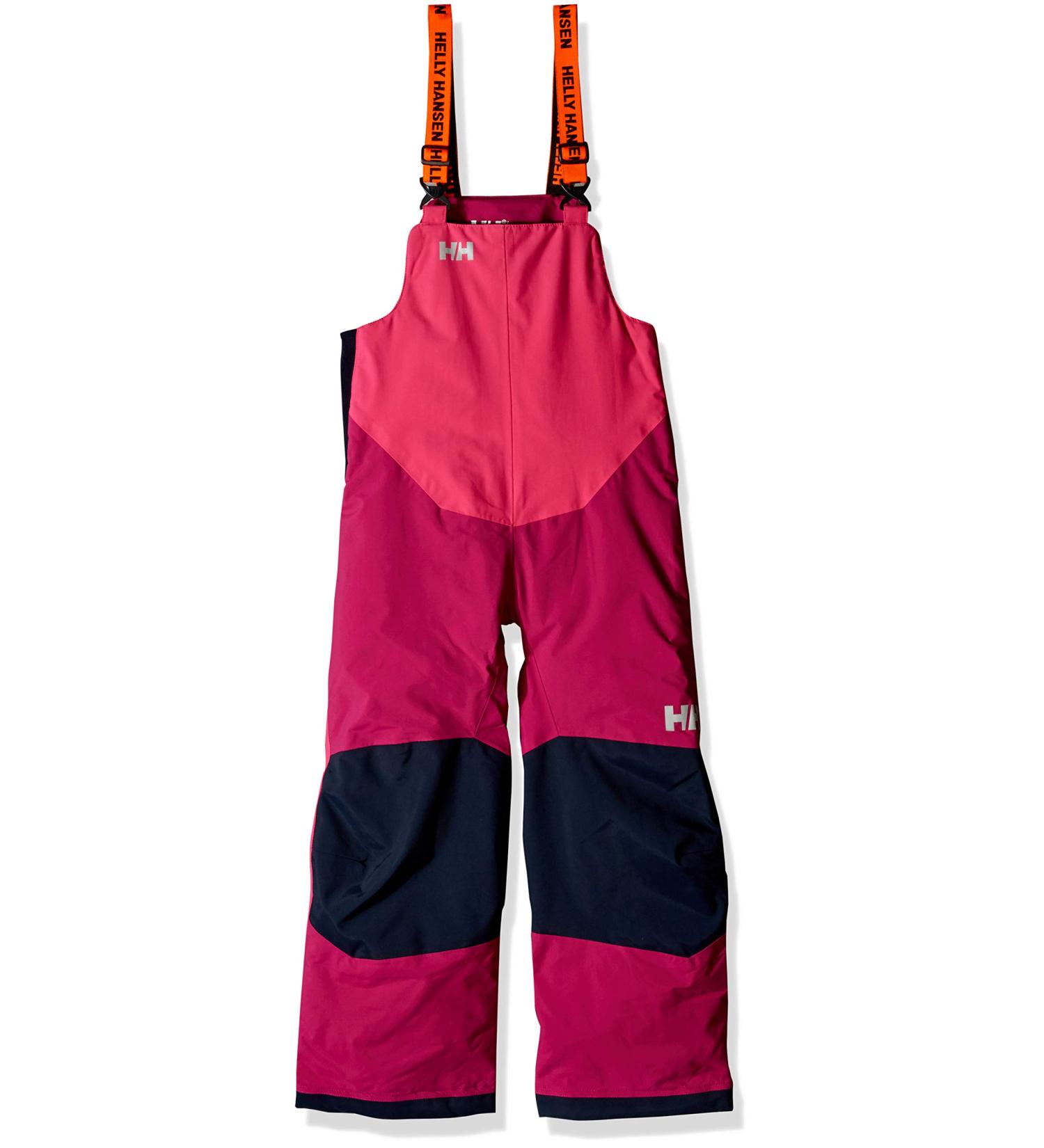 Helly Hansen Kids Rider 2 Insulated Bib - Waterproof & Windproof Ski Pants in Festival Fuchsia - Buy Online on GoSupps.com