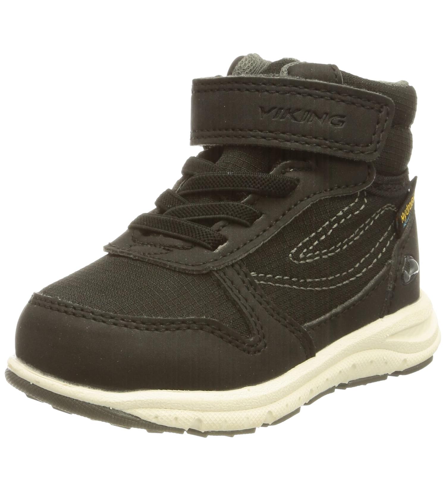 Viking Unisex Kids Hovet Mid WP Walking Shoe - 20 EU Black Grey | International Shipping Available - Buy Online on GoSupps.com