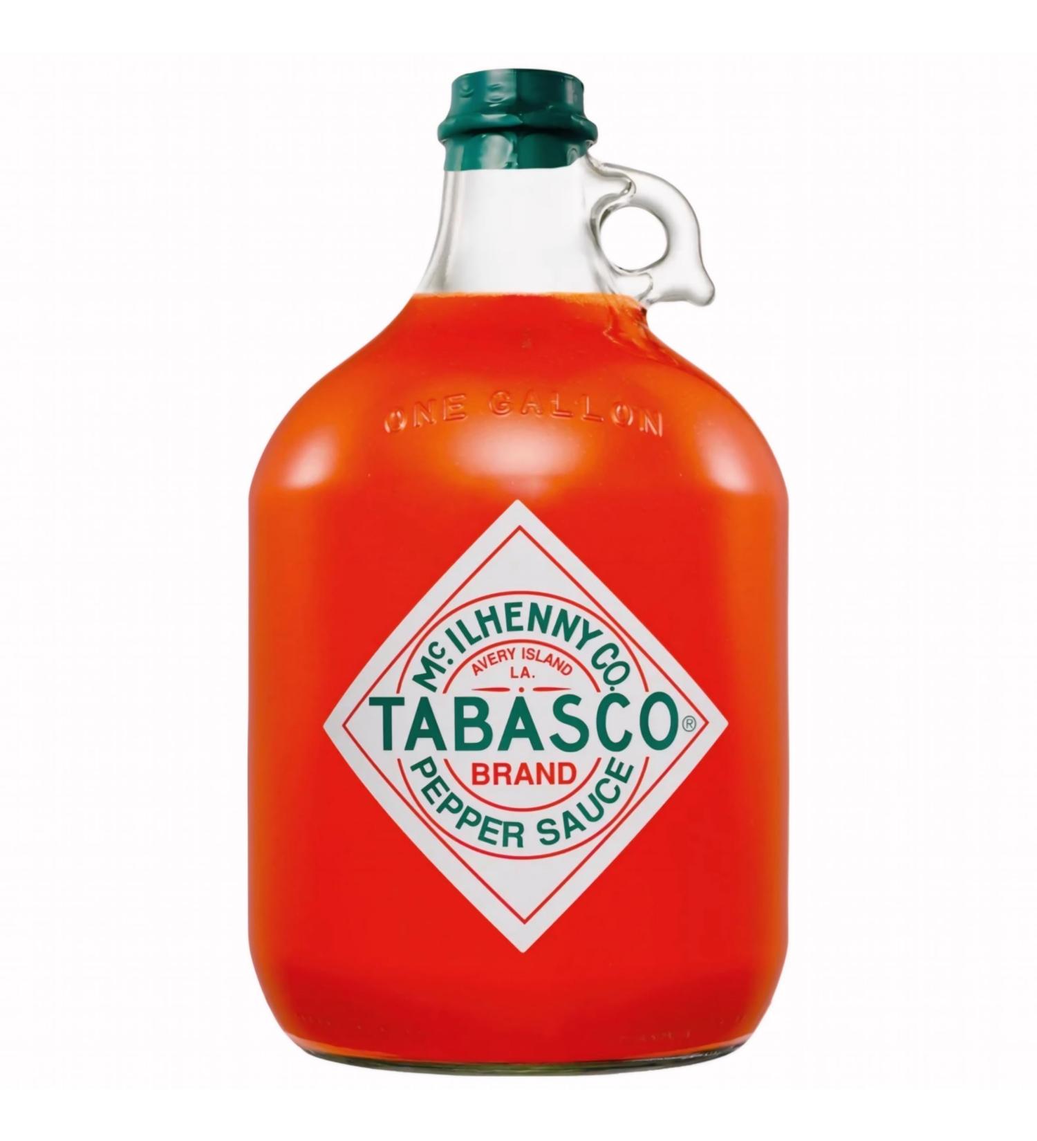 TABASCO Original Red Pepper in giant size (3.8 L 1 Gallon) - Ideal for lovers of authentic TABASCO taste - Perfect for pro kitchens big events or passionate about spiciness. - Buy Online on GoSupps.com