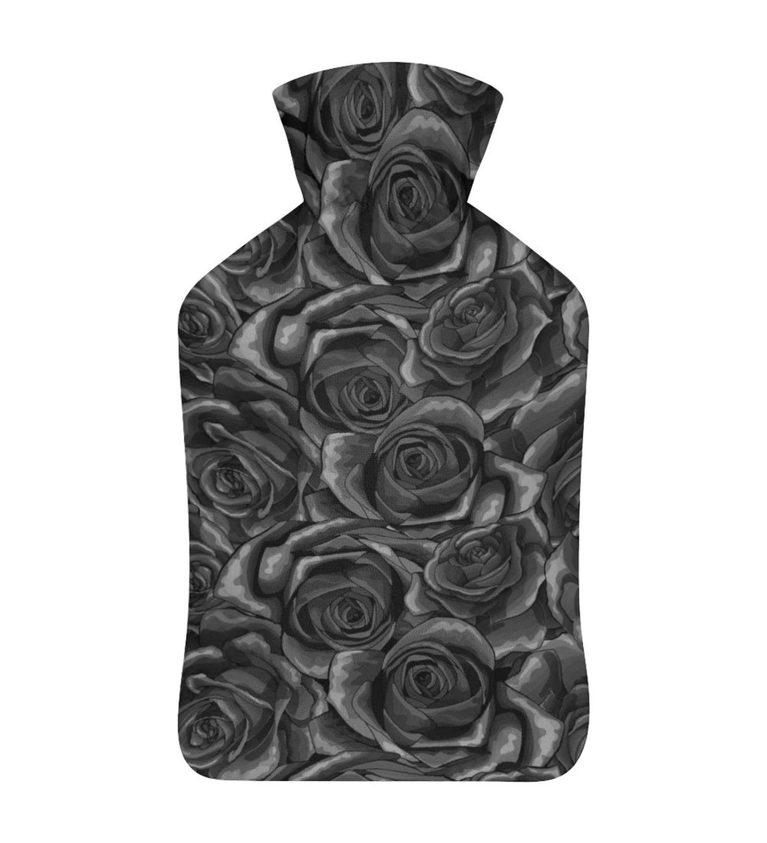 Plush Hot Water Bottle with Cover - 26.5x15.3cm Hand Warmer for Adults & Children | International Shipping Available - Buy Online on GoSupps.com