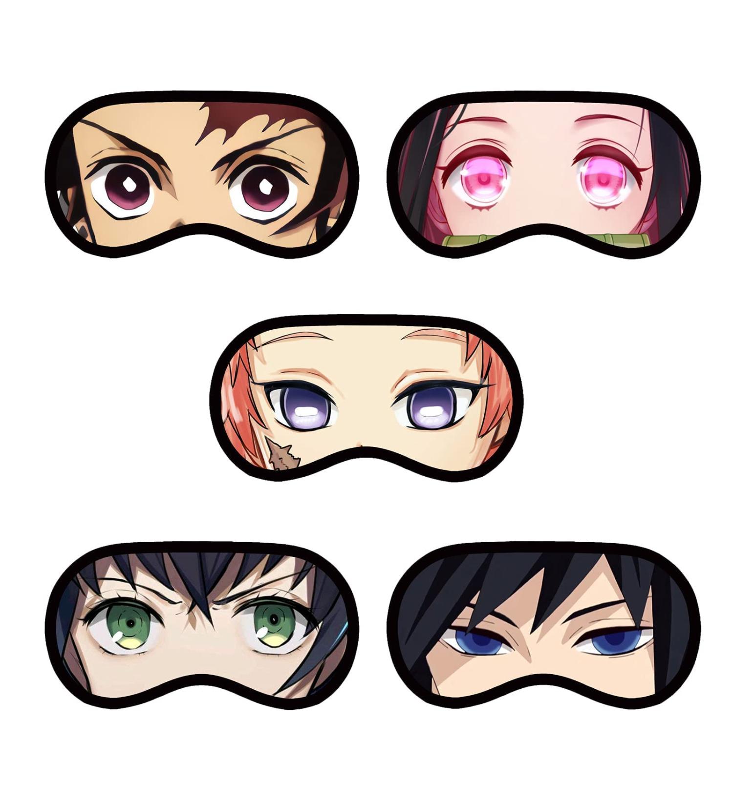 5 Pack Anime Eye Masks - Adjustable Straps, Comfortable & Soft Blindfolds for Sleeping and Party Decorations | Ideal for Girls, Boys, and Anime Fans - Buy Online on GoSupps.com