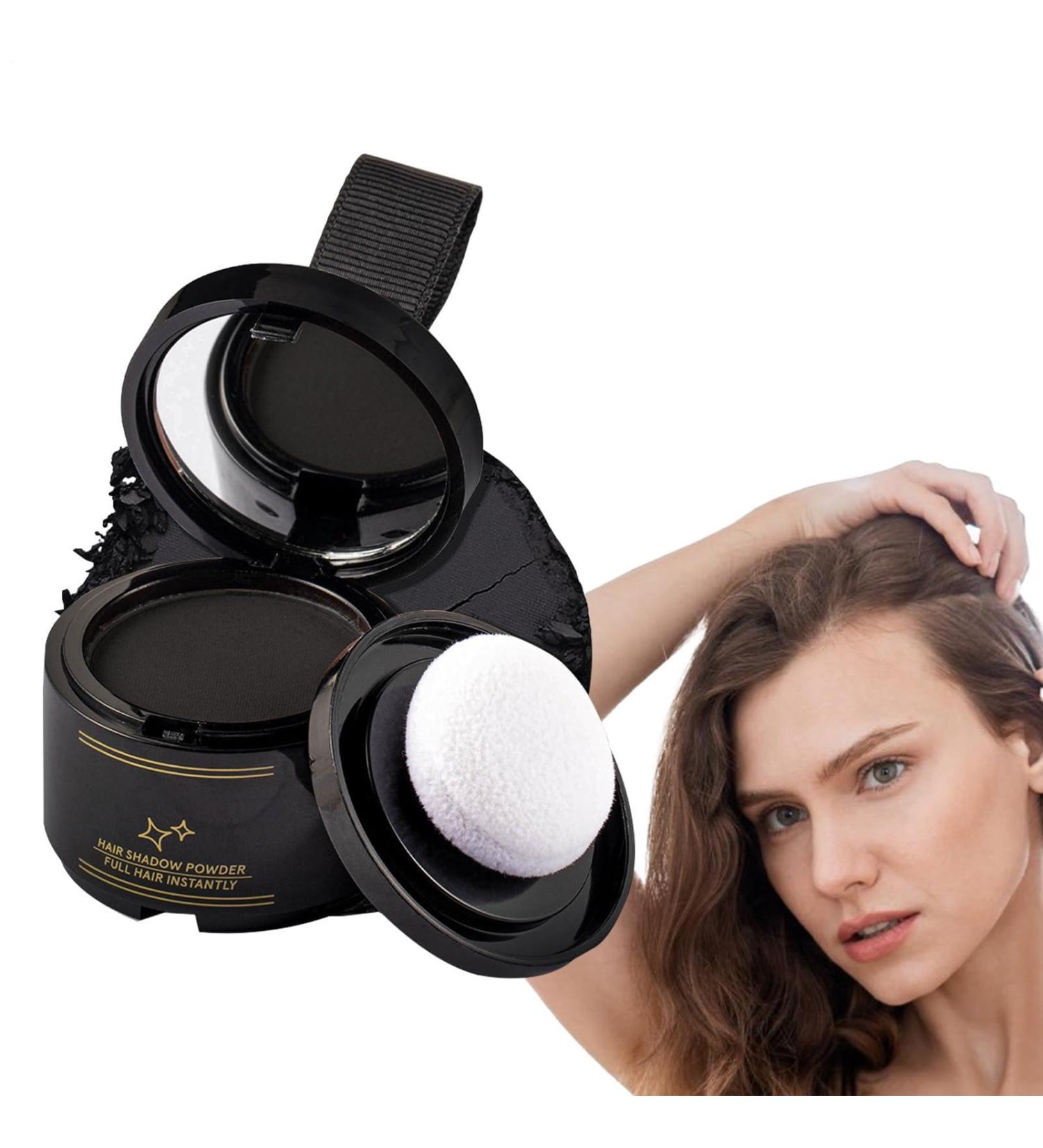 Hair Powder Hair Color | Hair Root Cover Up | 4g Quick Cover Grey Hair Root Concealer with Brush Applicator Hair Root Cover Up With Multiple Shades For Women and Men - Buy Online on GoSupps.com