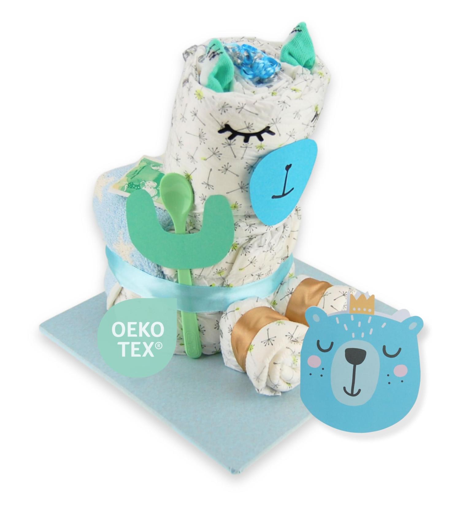 Buy Windulent Cake Alpaka - Perfect Blue Birth & Baptism Gifts for Boys - Unique Puller & Pinkel Party Treats - Buy Online on GoSupps.com