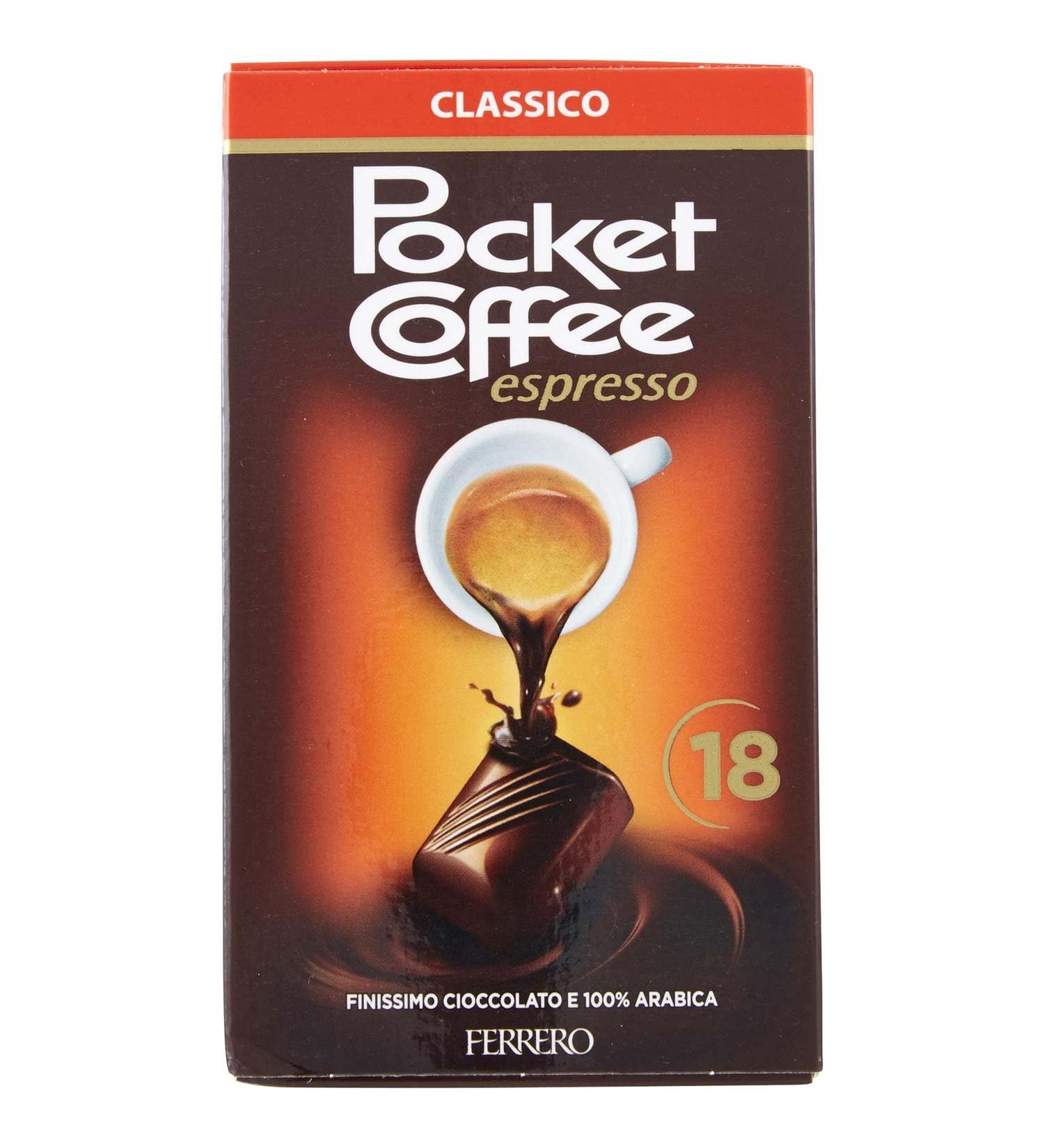  Ferrero Ferrero Pocket Coffe T18 Chocolate with Liquid Coffee Stuff 225g - Buy Online on GoSupps.com