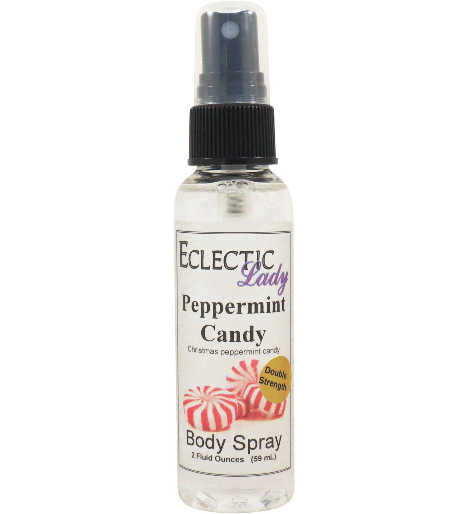 Peppermint Candy Body Spray (Double Strength) 2 ounces Body Mist for Women with Clean Light & Gentle Fragrance Long Lasting Perfume with Comforting Scent for Men & Women Cologne with Soft Subtle - Buy Online on GoSupps.com