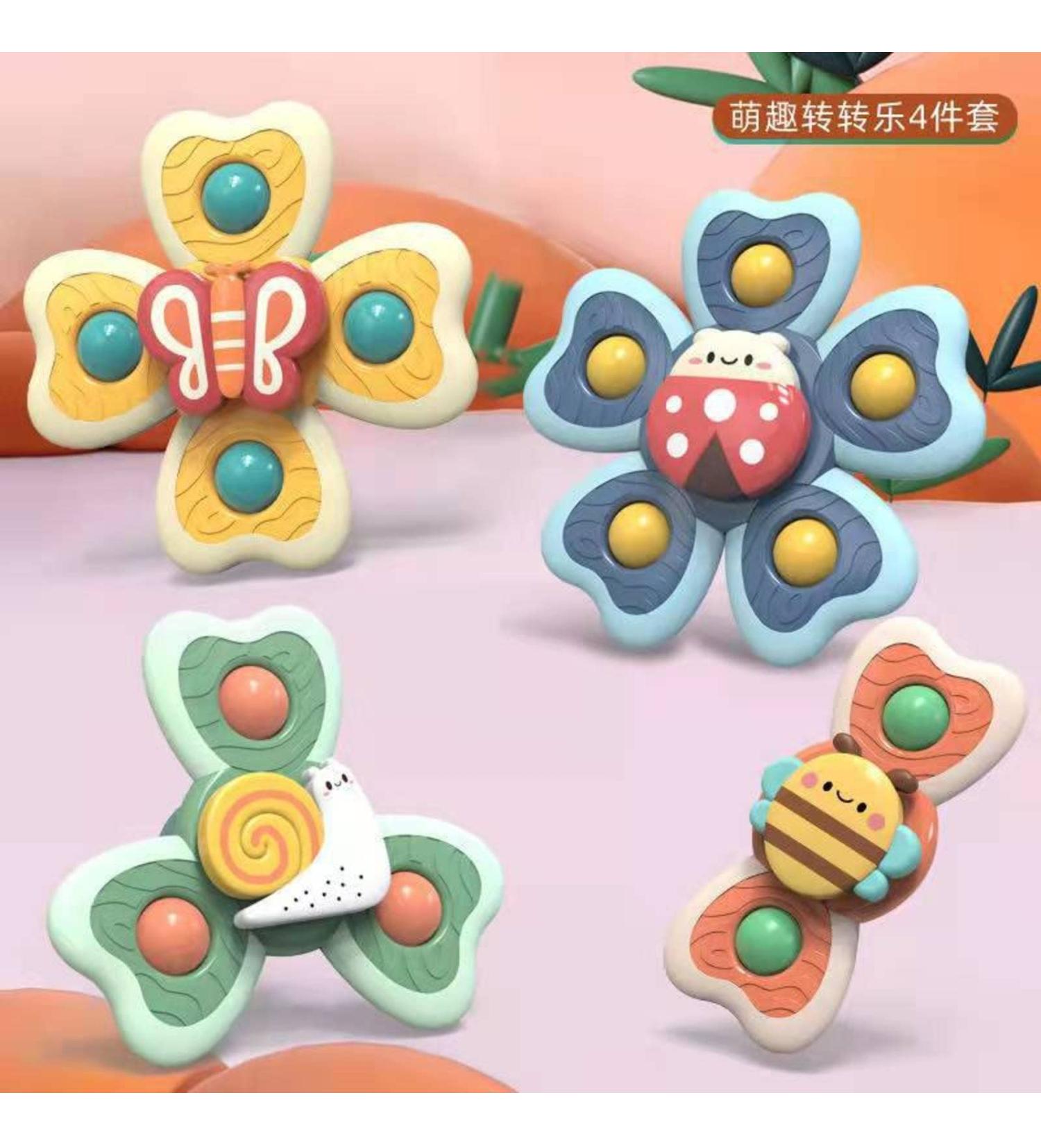 FUMOOD Baby Suction Cup Rotating Music Cartoon Gyro Teething Bath Toy - Buy Online on GoSupps.com