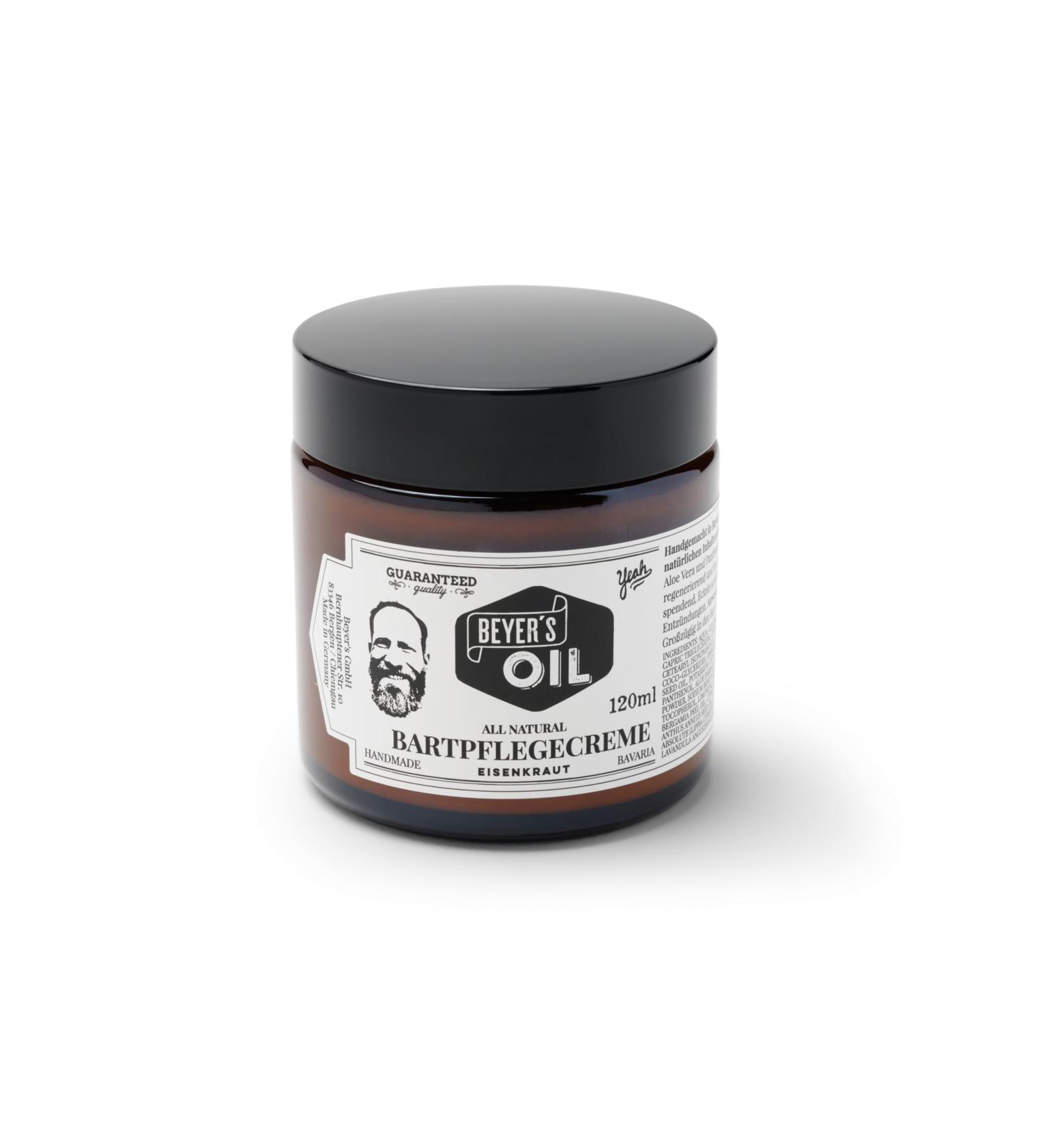 Beyer's Oil Beard Care Cream 120ml - Intensive beard care - Makes the beard smooth and soft fights dandruff