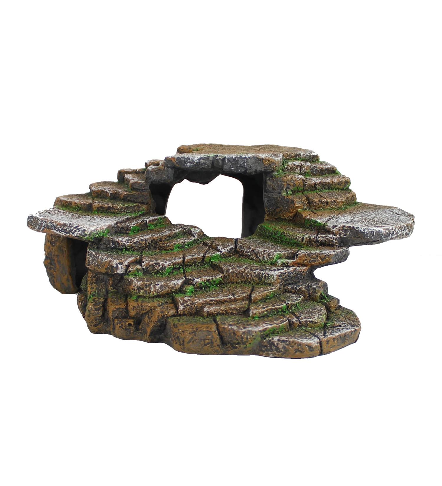 Penn-Plax Reptology Shale Step Ledge for Aquariums & Terrariums - Medium Size - Buy Online on GoSupps.com