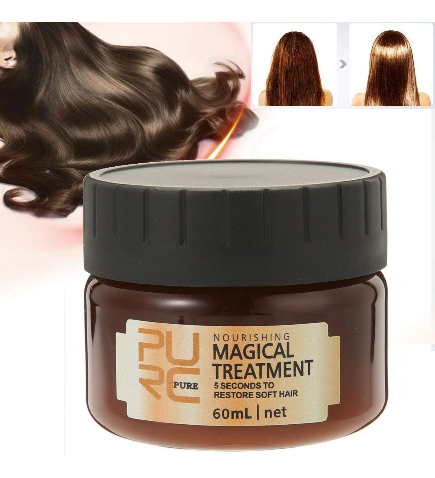 Magical Hair Treatment Advanced Molecula Hair Roots Treatment Mask - Professional Hair Deep Conditioner 5 Seconds to Restore Soft Hair (60 ml) - Buy Online on GoSupps.com