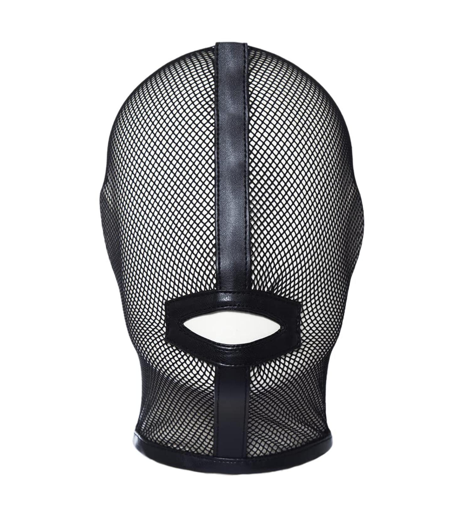 Adjustable Lacing Head Mask for Bar Stage Performance - Funny Hollow Out Mesh Design - Buy Online on GoSupps.com