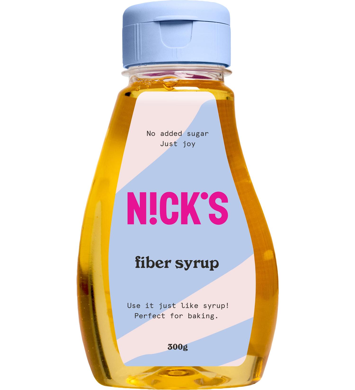 NICKS Fiber Syrup Natural Vegan Fiber Syrup Sugar Replacement Alternative 300g - Buy Online on GoSupps.com