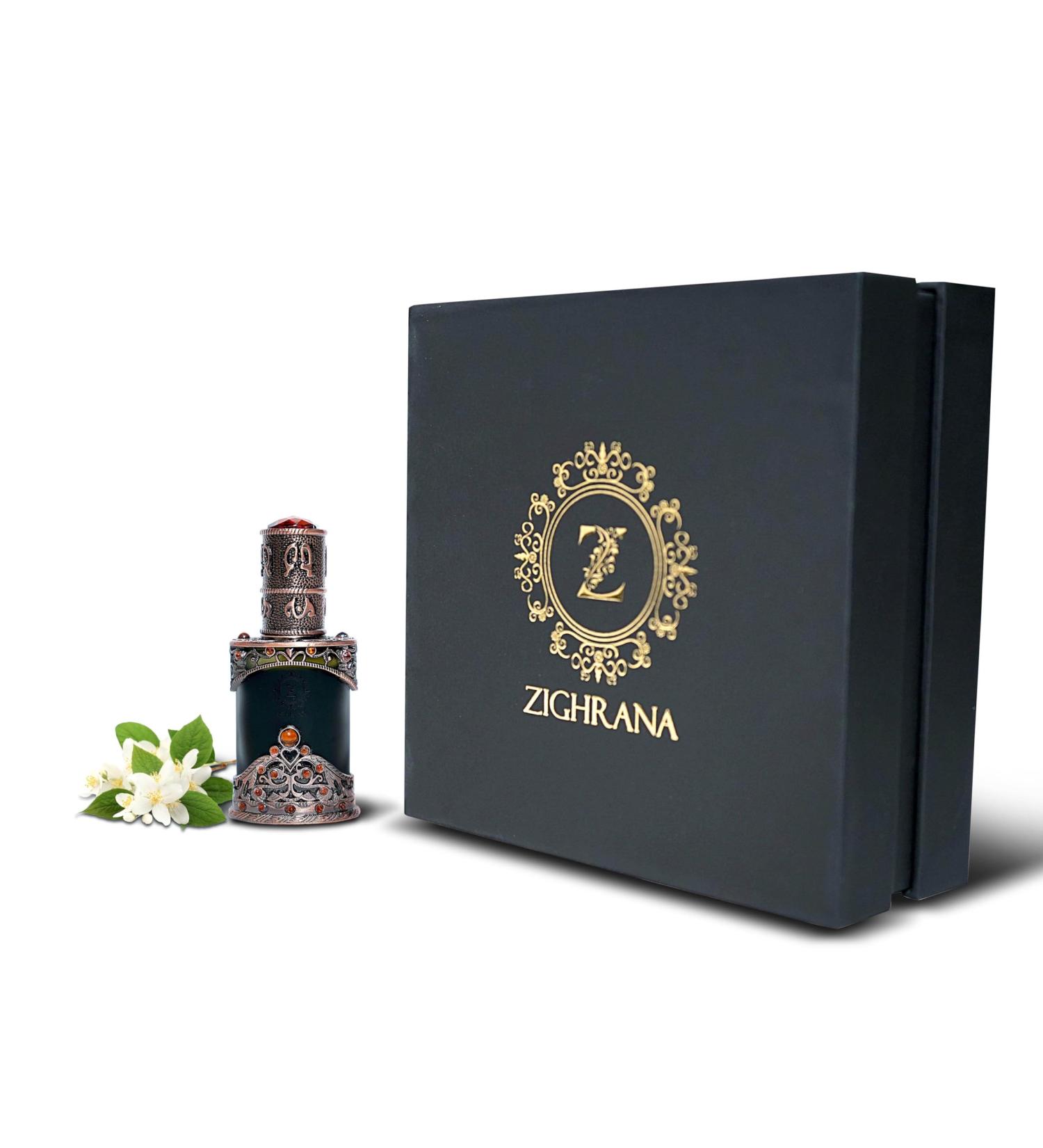 Jasmine Attar for Men & Women - 100% Natural Organic Alcohol-Free Long Lasting Premium Fragrance - Refreshing Sandalwood Scent - 10 ML - Buy Online on GoSupps.com