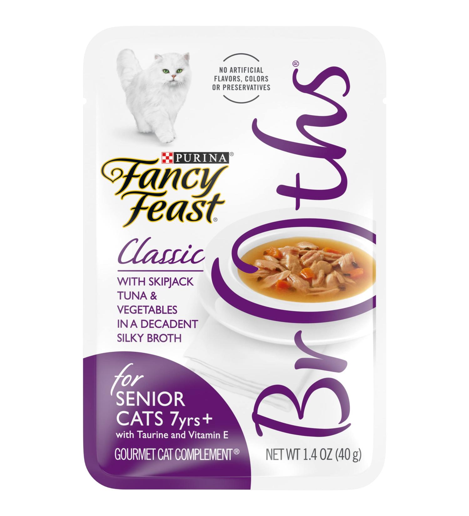 Fancy Feast Purina Grain-Free Senior Wet Cat Food Complement - Buy Online on GoSupps.com