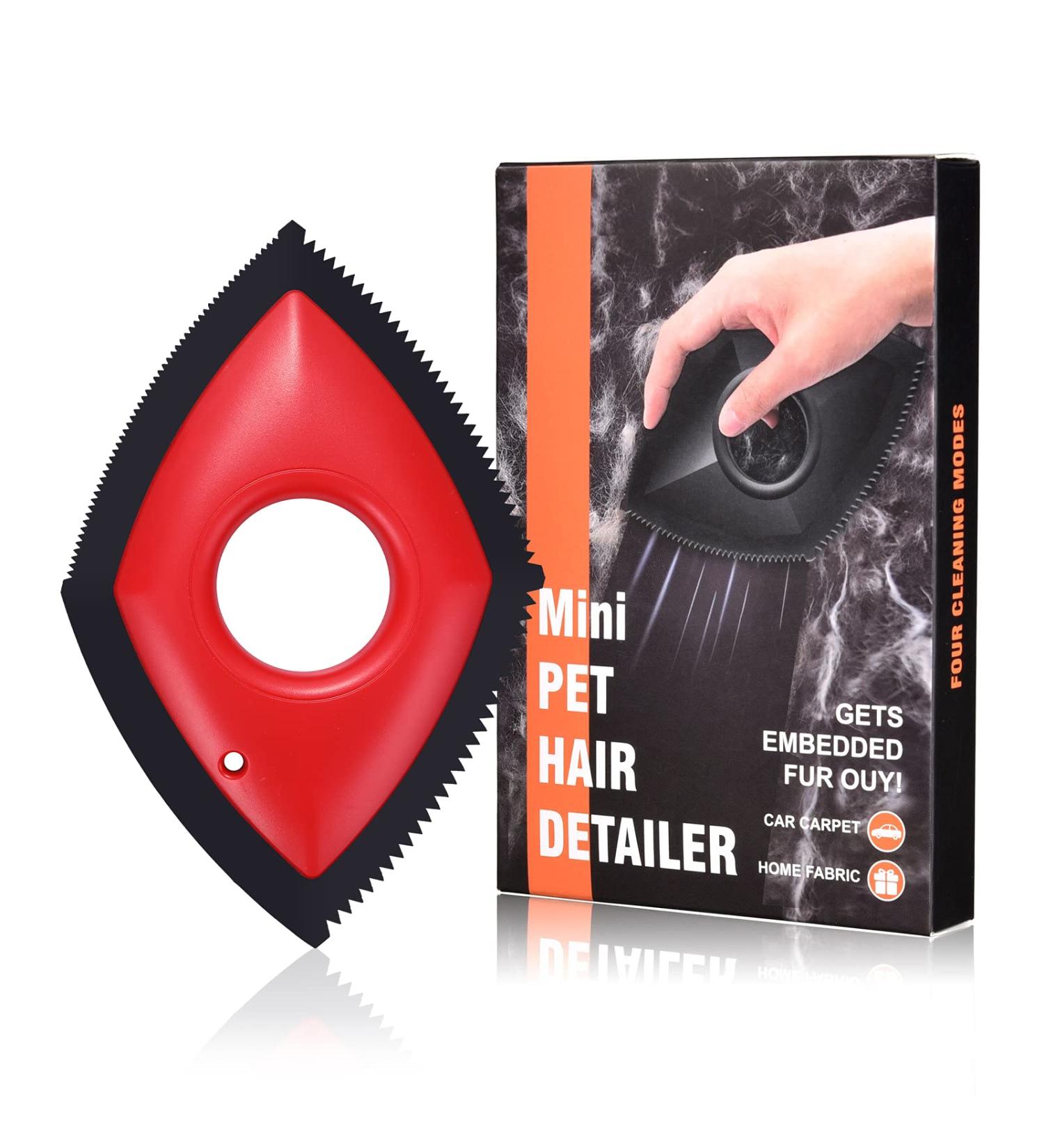 Molain Cat Dog Hair Remover Mini Pet Hair Remover Car Hair Detailer Pet Hair Remover Brush for Couch Car Interior Carpet Cushion Furniture Home Fabric - Buy Online on GoSupps.com