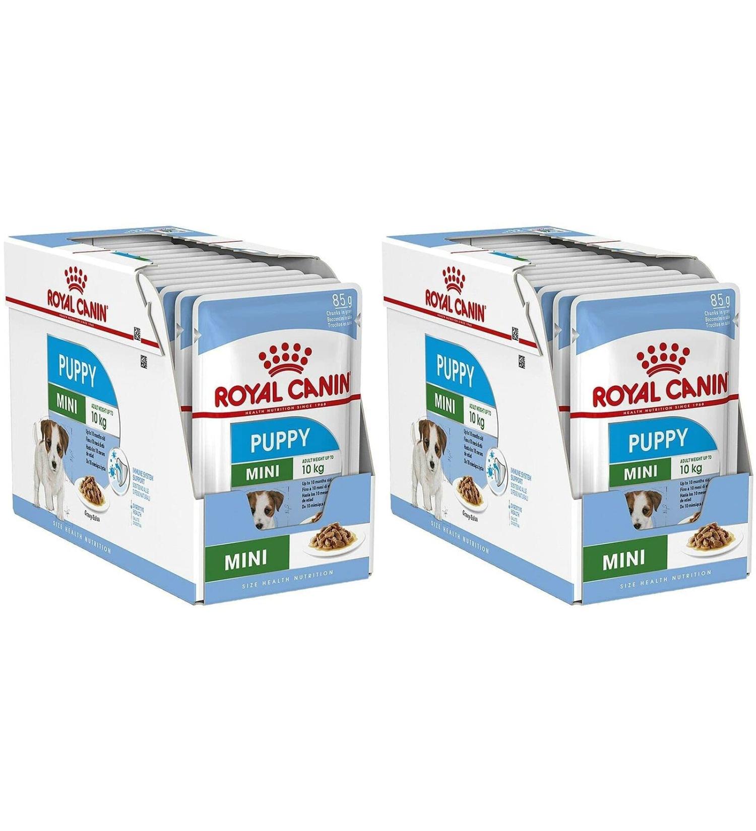 Royal Canin Mini Puppy Complete Wet Food in Gravy 24 x 85g - Buy Online on GoSupps.com