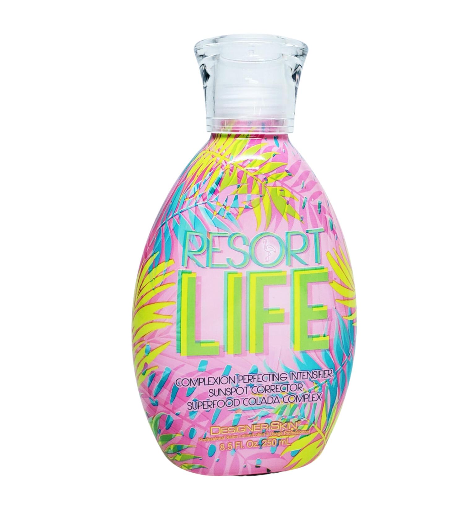 Australian Gold Designer Skin Resort Life Tanning Bed Lotion - 8.5 oz Complexion Perfecting with Sunspot Corrector | Best International Shipping - Buy Online on GoSupps.com