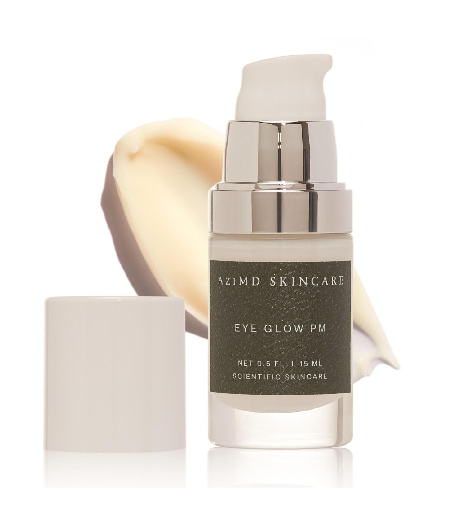 AziMD Skincare EyeGLOW PM with Retinol Vitamin C Green Tea & Caffeine