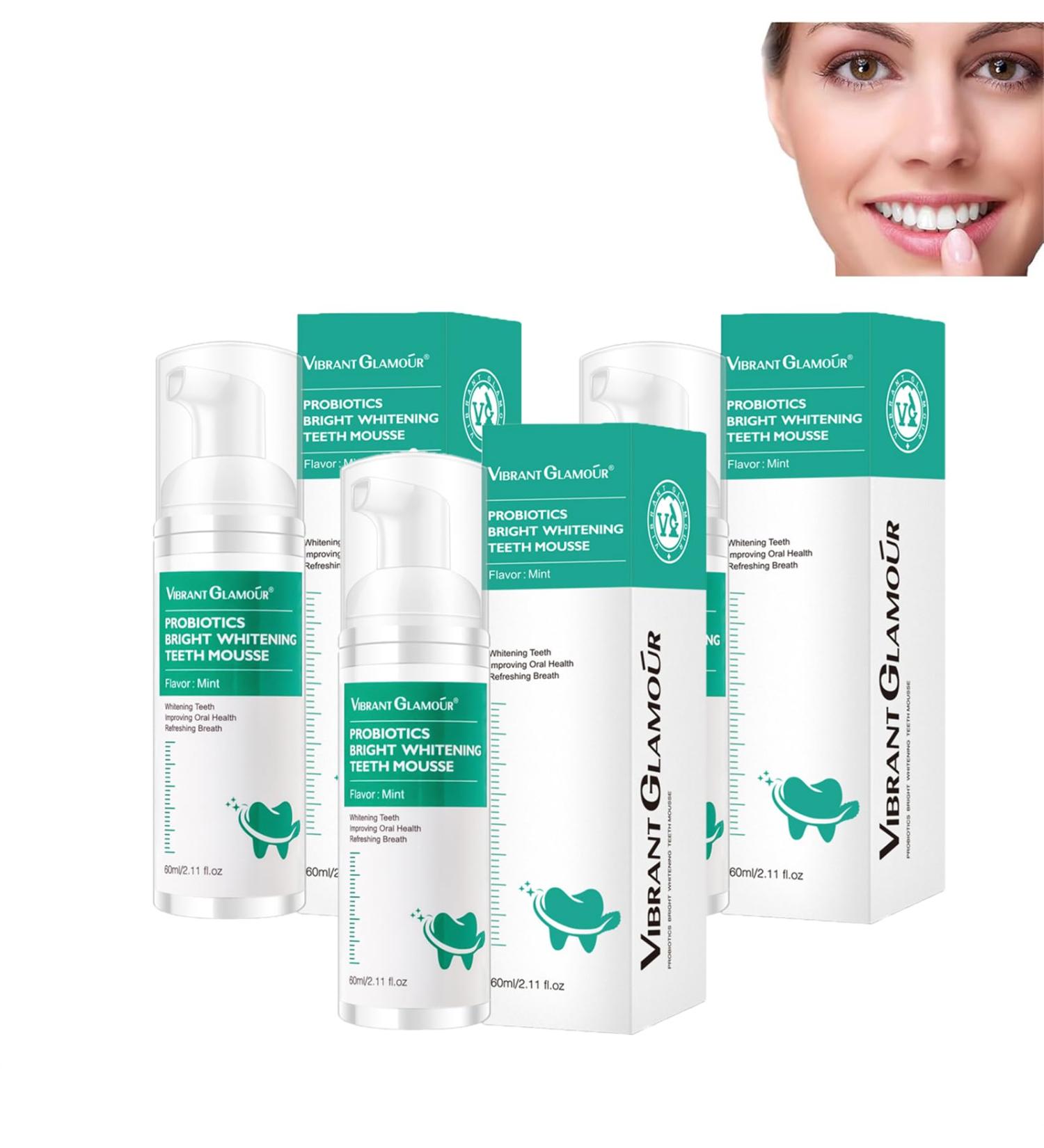 Lenaro Mousse - Whitening Mouth Repair with Probiotics | Refreshing Breath & Deep Clean Teeth (3-Piece Set) - Buy Online on GoSupps.com