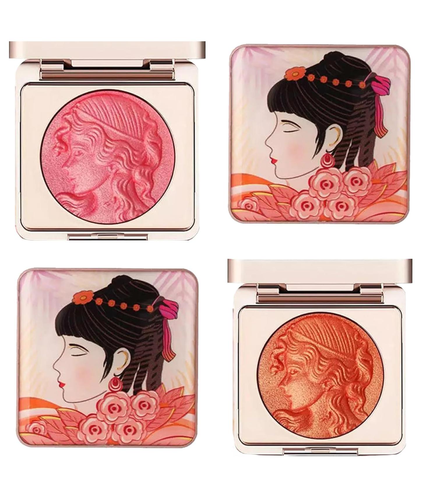 Embossed Smooth Powder Blush Palette For Cheeks Embossed Girl Blush for Cheeks Matte Face Powder Blush Palette Face Matte Blush Palette for Womens & Girls (Pink & Orange 1 Count (Pack of 1)) Pink & Orange 1 g (Pack of 1) - Buy Online on GoSupps.com