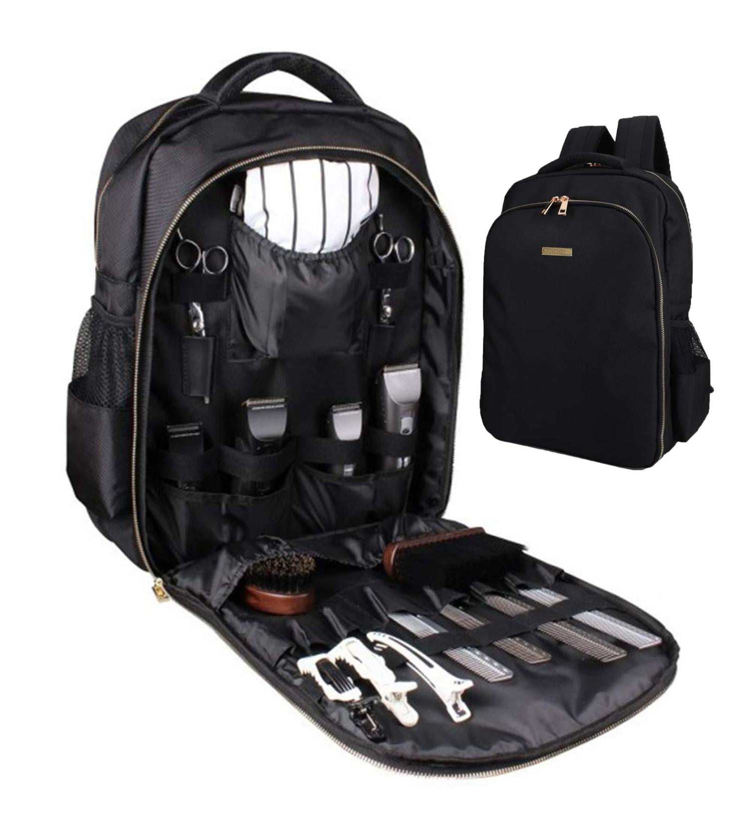 Barber Supplies Bag Organizer - Portable Clipper Case for Men - Stylish Hairstylist Backpack for Travel - Ideal Barber Tools Storage Solution - Buy Online on GoSupps.com