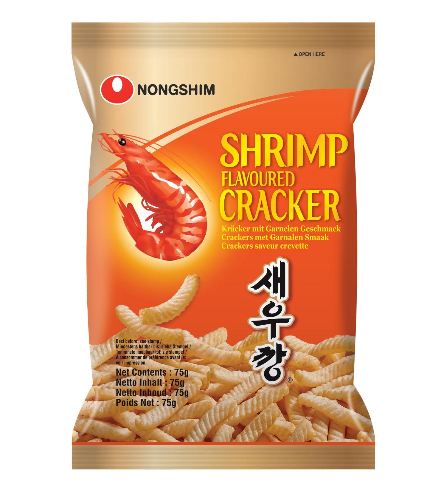  Nongshim NONGSHIM Shrimp Flavored Biscuits 20 x 75g 1 Unit - Buy Online on GoSupps.com