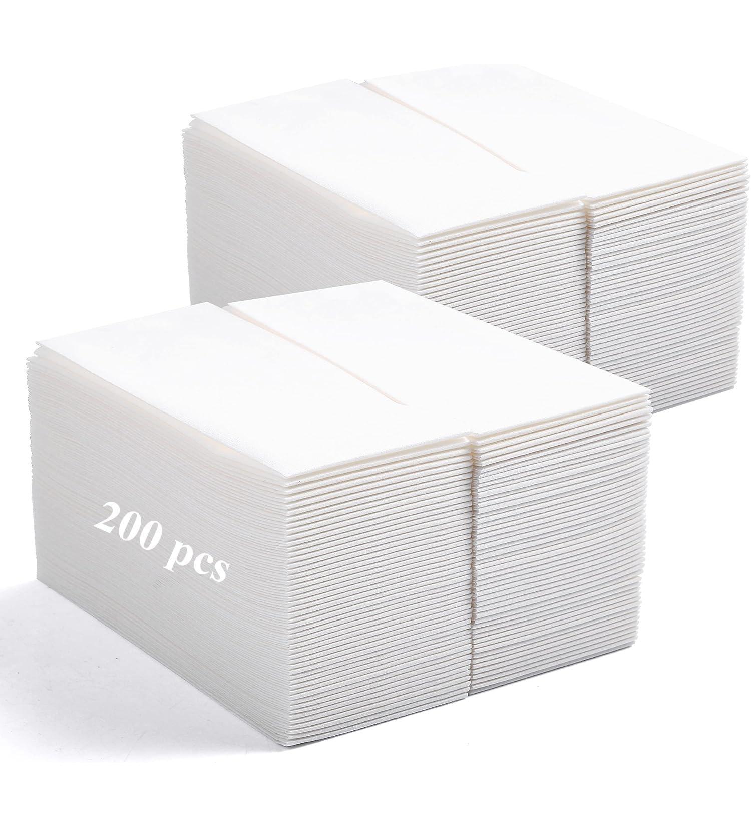 LEKOCH 100 PCS Premium Disposable Napkins - White Air Laid Cloth-Like Napkins for Weddings | 43x30 cm | Bulk 200 PCS - Buy Online on GoSupps.com