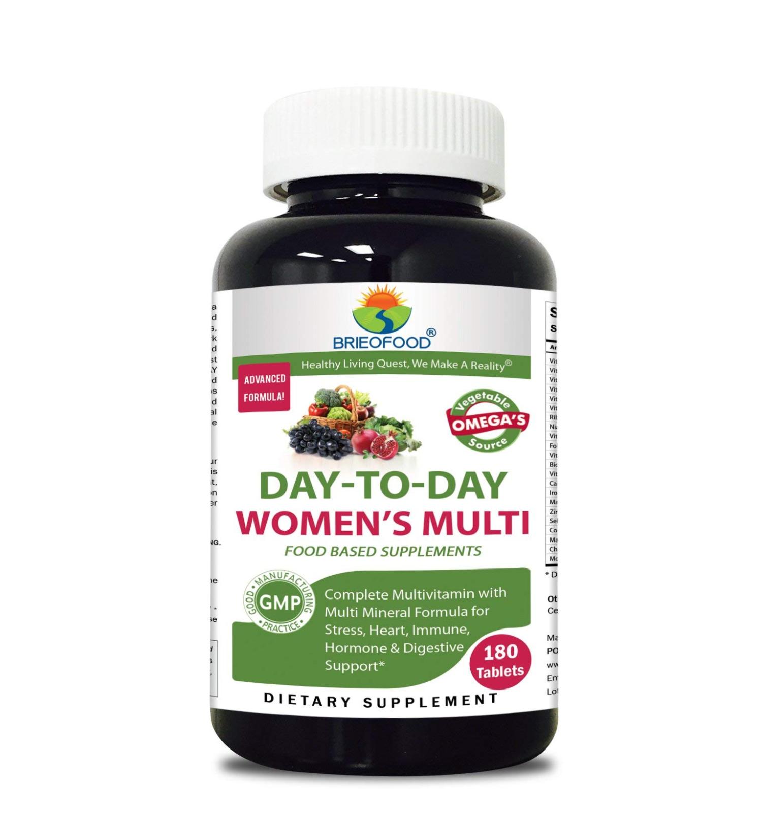 Briofood Women's Multi with Vegetable Source Omegas, 180 Tablets - Buy Online on GoSupps.com