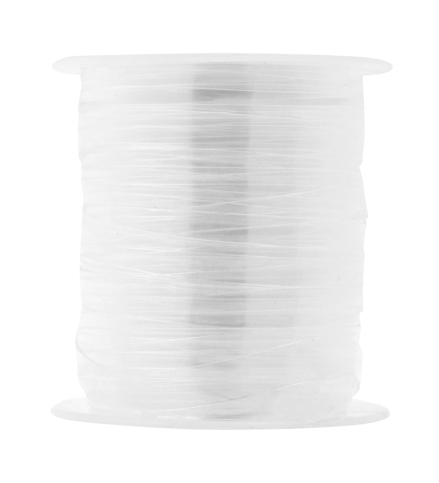 Mandala Crafts 3/8 Inch Clear Elastic Band - 33 Yards | Lightweight & Invisible Elastic for Sewing, Bra, Lingerie, Swimwear Garments - Buy Online on GoSupps.com