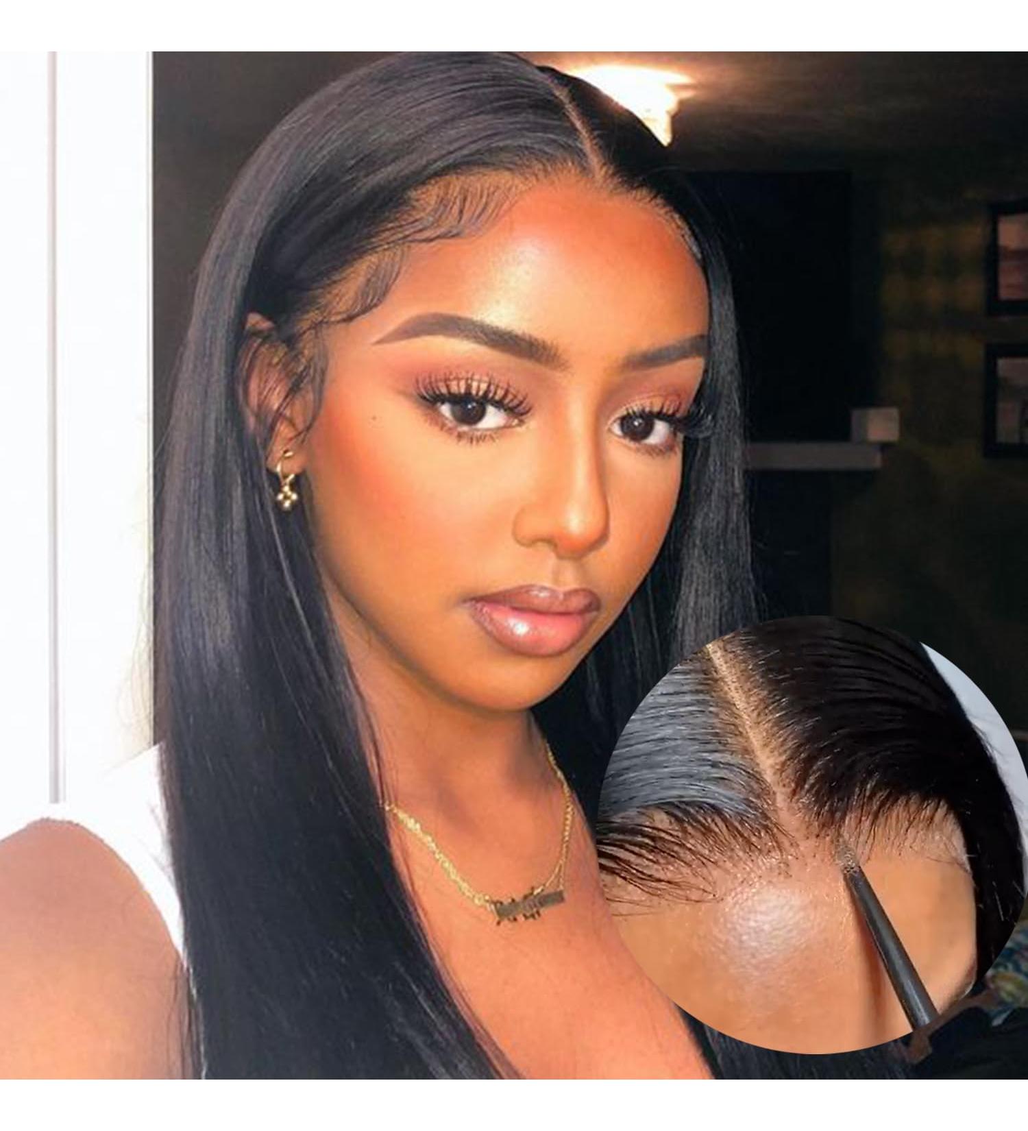 Buy Wear and Go Glueless Wigs - Pre Cut Lace Natural Hairline Beginner Friendly 180% Density 18 Inch for Black Women | International Shipping - Buy Online on GoSupps.com