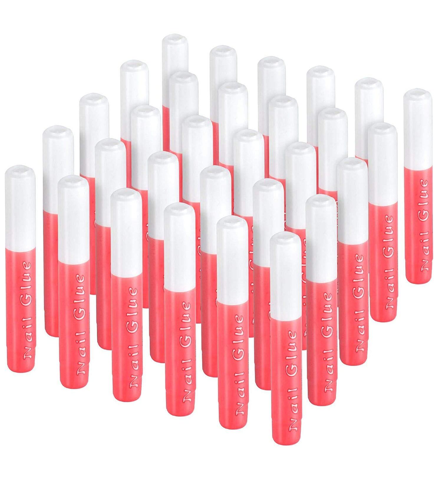 10 Pieces Nail Tip Glue Beauty False Adhesive Nail Glue Tip Nails Acrylic Glue for Nails Tips Make Up (30Pcs) - Buy Online on GoSupps.com