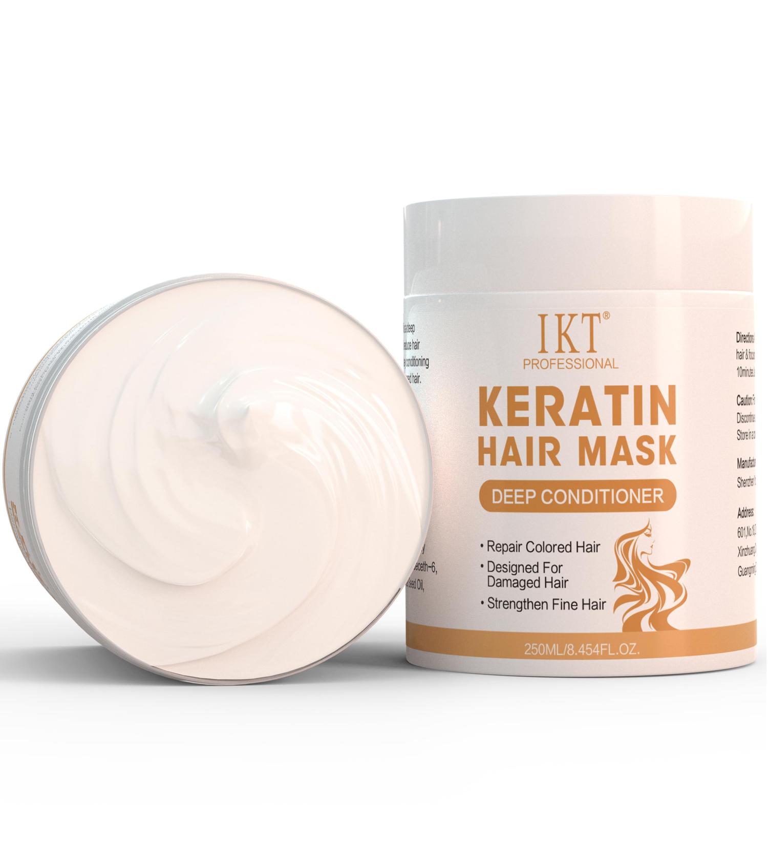 PassRose Keratin hair mask supercharged hydration and hair masks for dry damaged hair 250 ml protection against breakage and damage - Buy Online on GoSupps.com