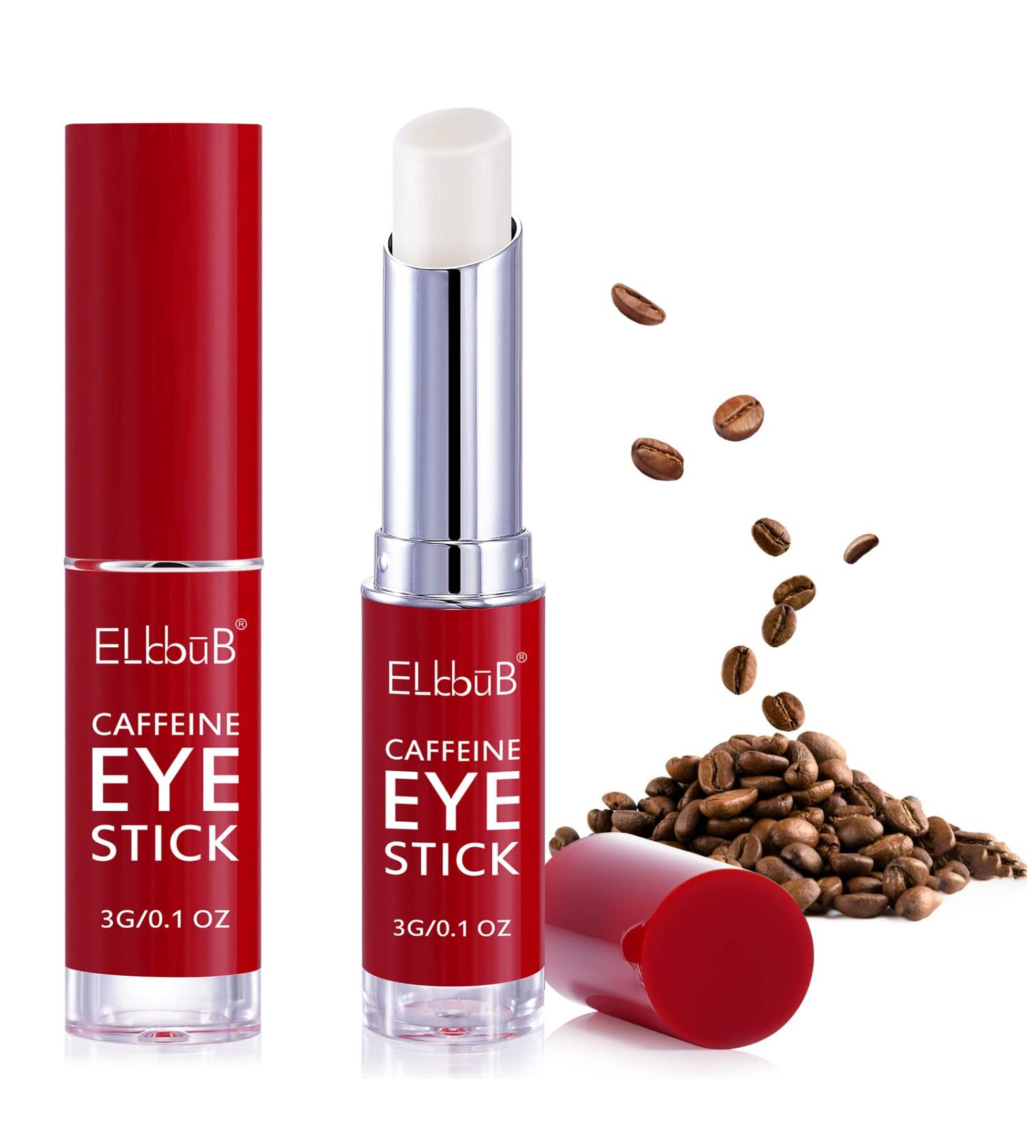 ELBBUB Eye Stick - Anti Wrinkle Eye Cream for Puffy Eyes, Dark Circles, Eye Bags, Crows Feet, Wrinkles,Reduces Wrinkles Saggy Skin Puffy Eyes (Caffeine 2Pack) 0.1 Ounce (Pack of 2) - Buy Online on GoSupps.com