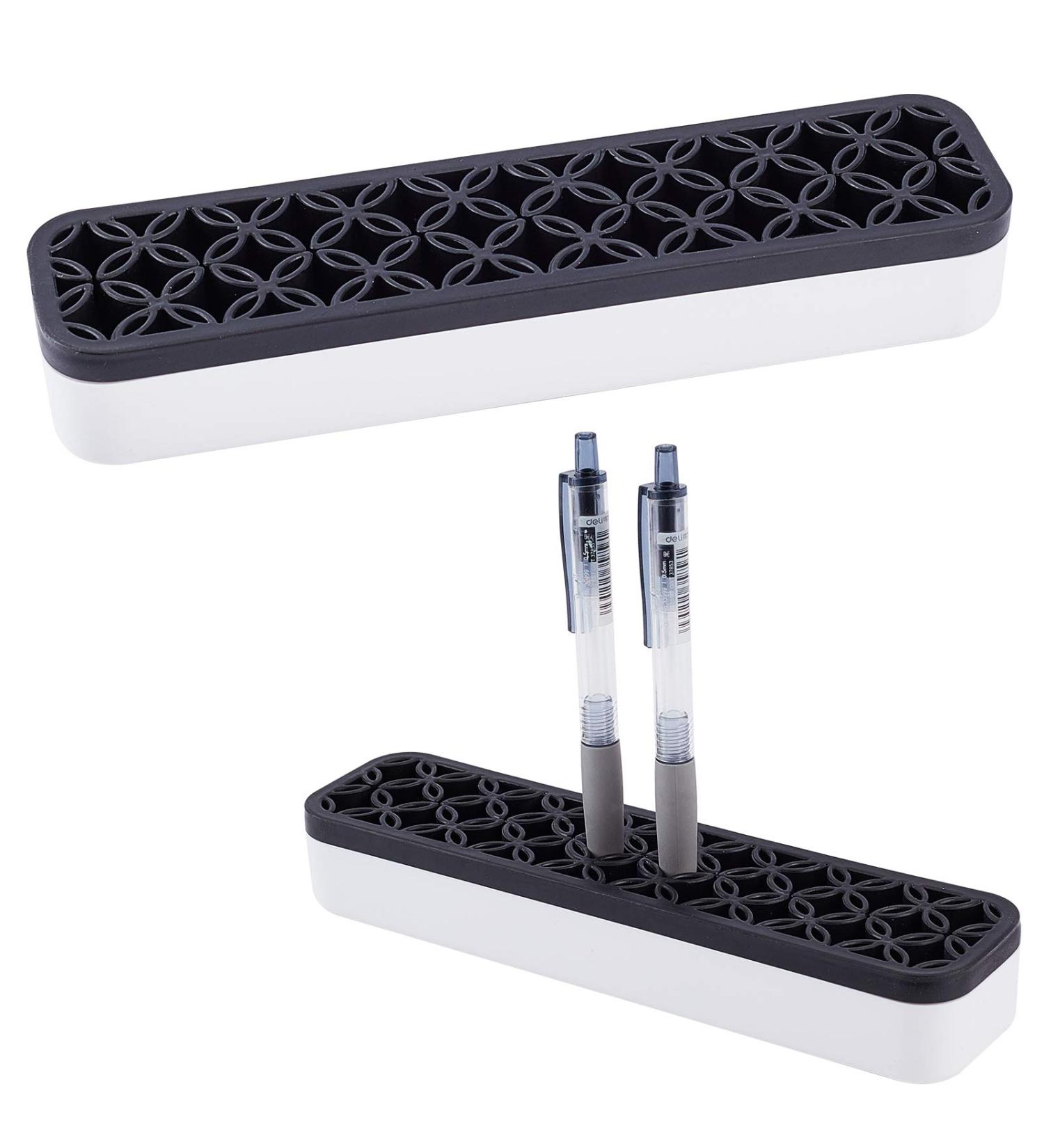 GORGECRAFT Silicone Desktop Organizers | Makeup Brush Holder & Cosmetic Storage Box | Stash & Store Painting Pens | Black - Buy Online on GoSupps.com